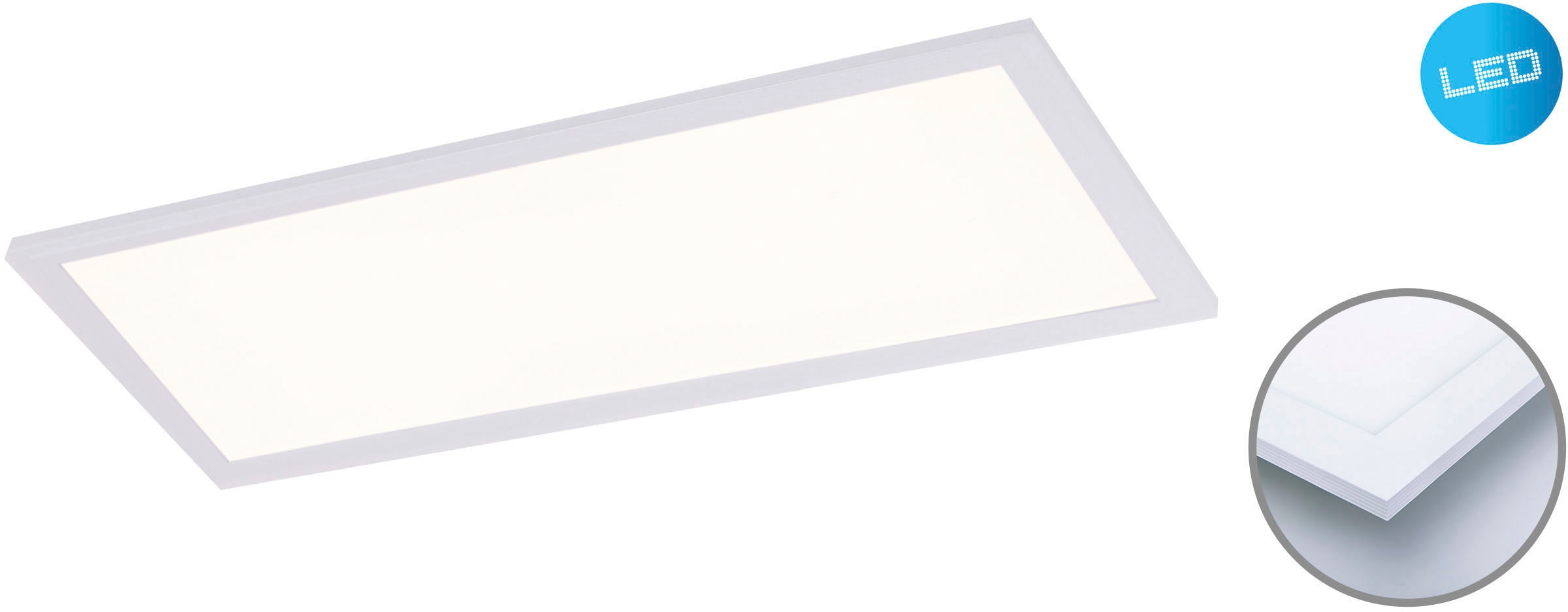 näve LED Panel »Nicola«, weiß, flammig-flammig, LED, Länge inkl. Online OTTO Lichtfarbe neutralweiß, Shop im Treiber 1 59,5cm, bestellen