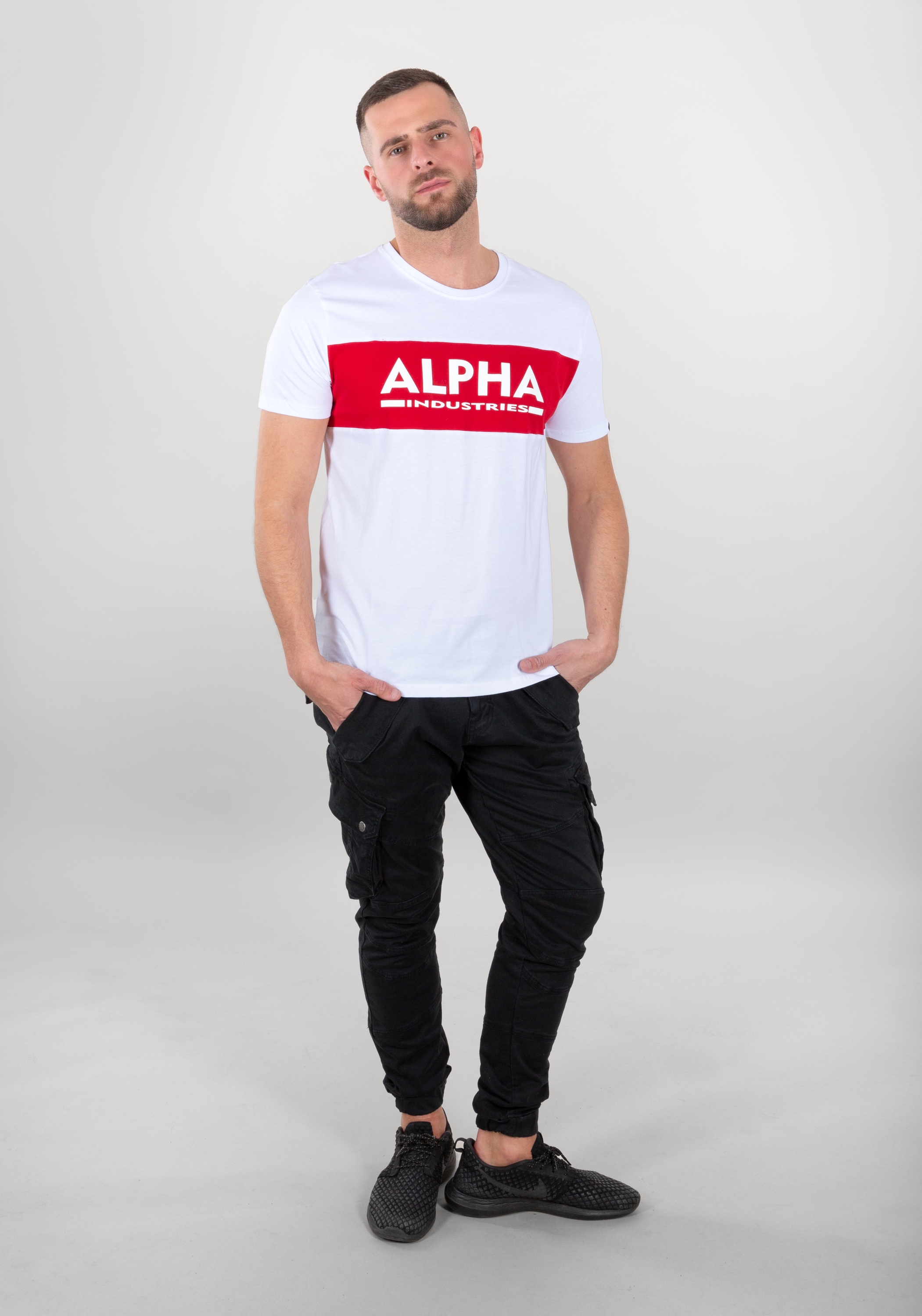 Men bei T« - T-Shirt Inlay »Alpha Industries online T-Shirts Alpha Alpha kaufen OTTO Industries