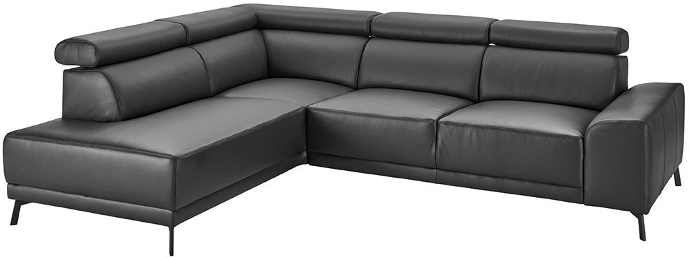 3C Candy Ecksofa »Greve modern und bequem, inkl. manueller Kopfteilverstellung, L-Form«, wahlweise mit motorischem Sitzvorzug