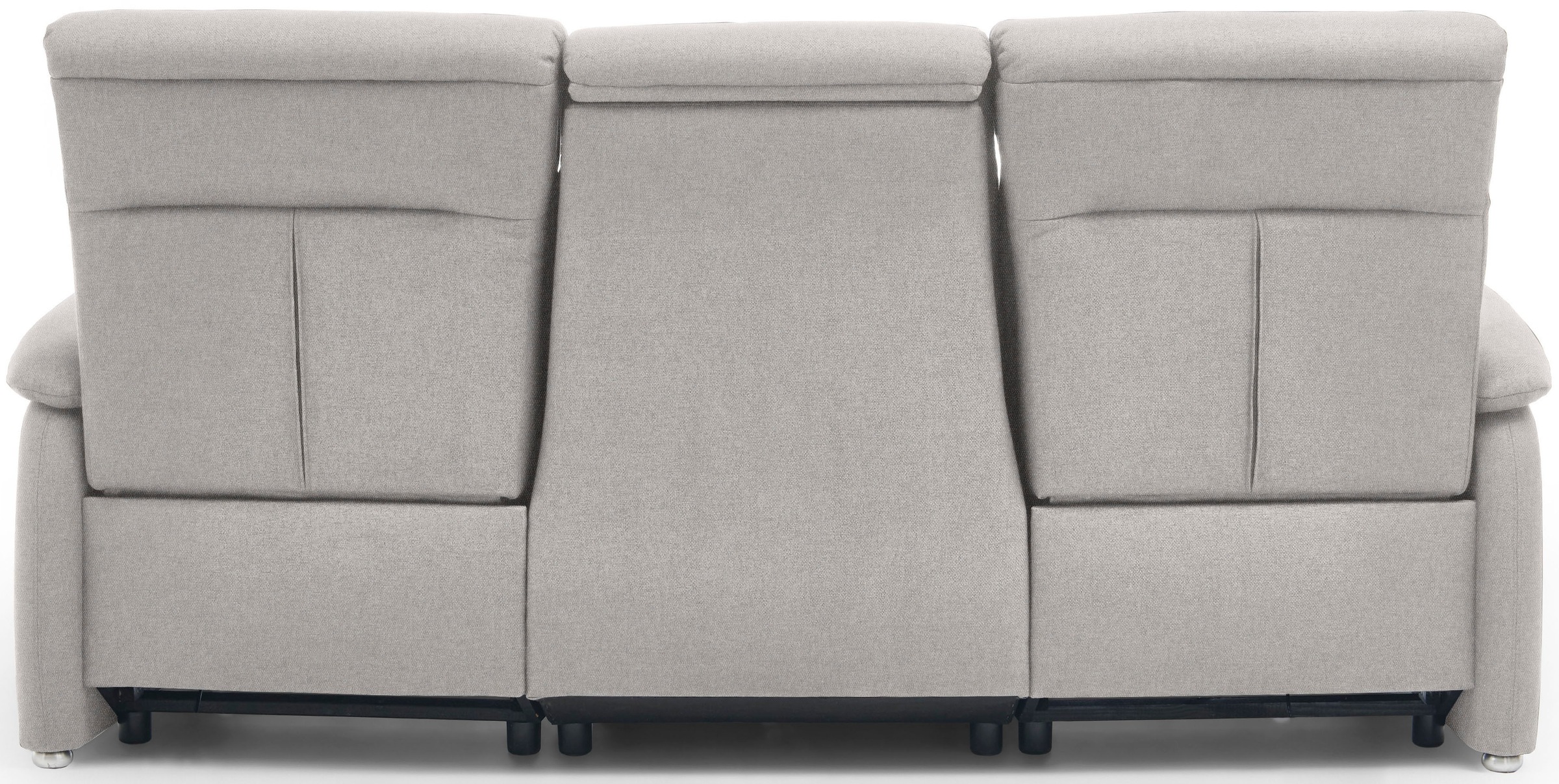 Home affaire 3-Sitzer »Turin mit Steckdose und USB-Port auch in Easy care-Bezug«, 2 x vollmotorische Relaxfunktion, herunterklappbarer Tisch