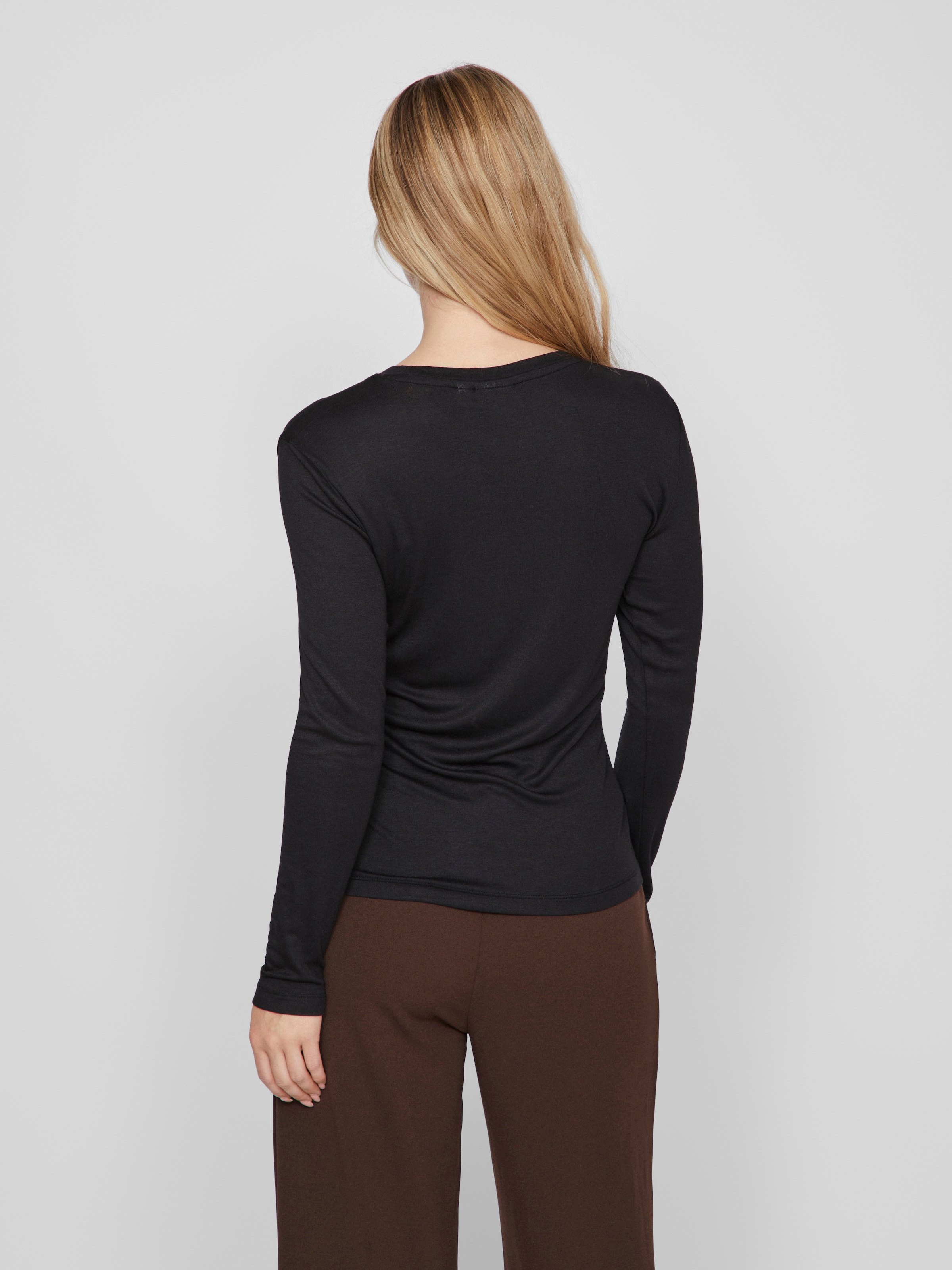 Vila Langarmshirt »VIALEXIA O-NECK L/S TOP - NOOS«