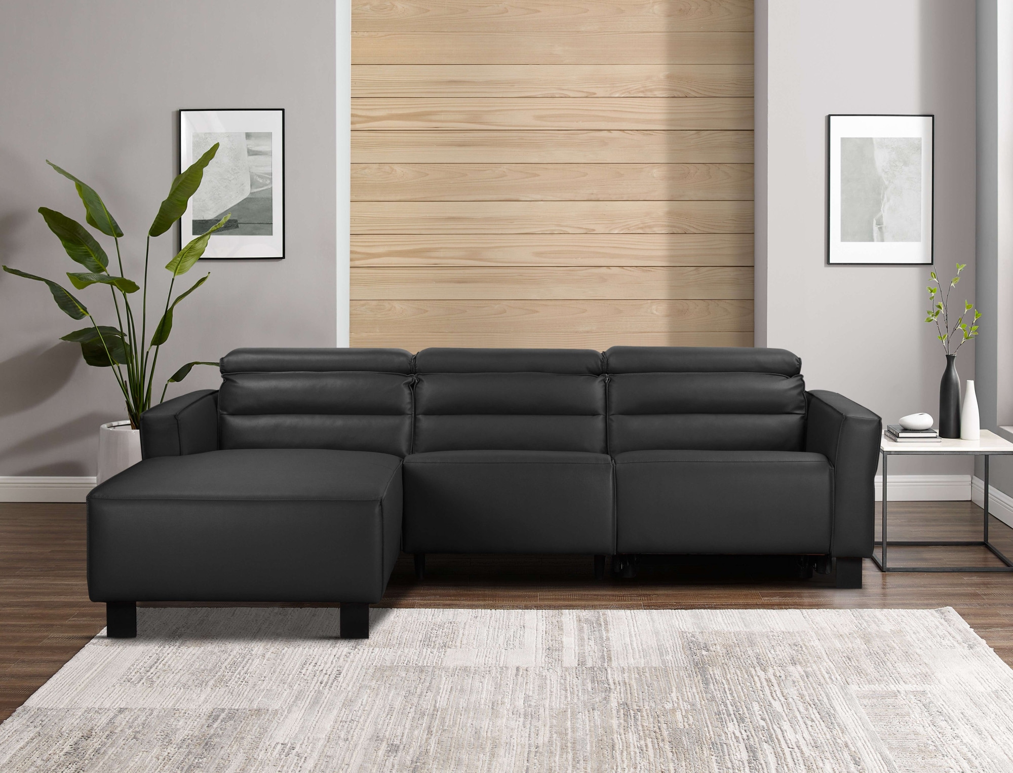 Ecksofa »Carpari, L-Form, 263 cm, mit manueller o. elektrischer Relaxfunktion«, und...