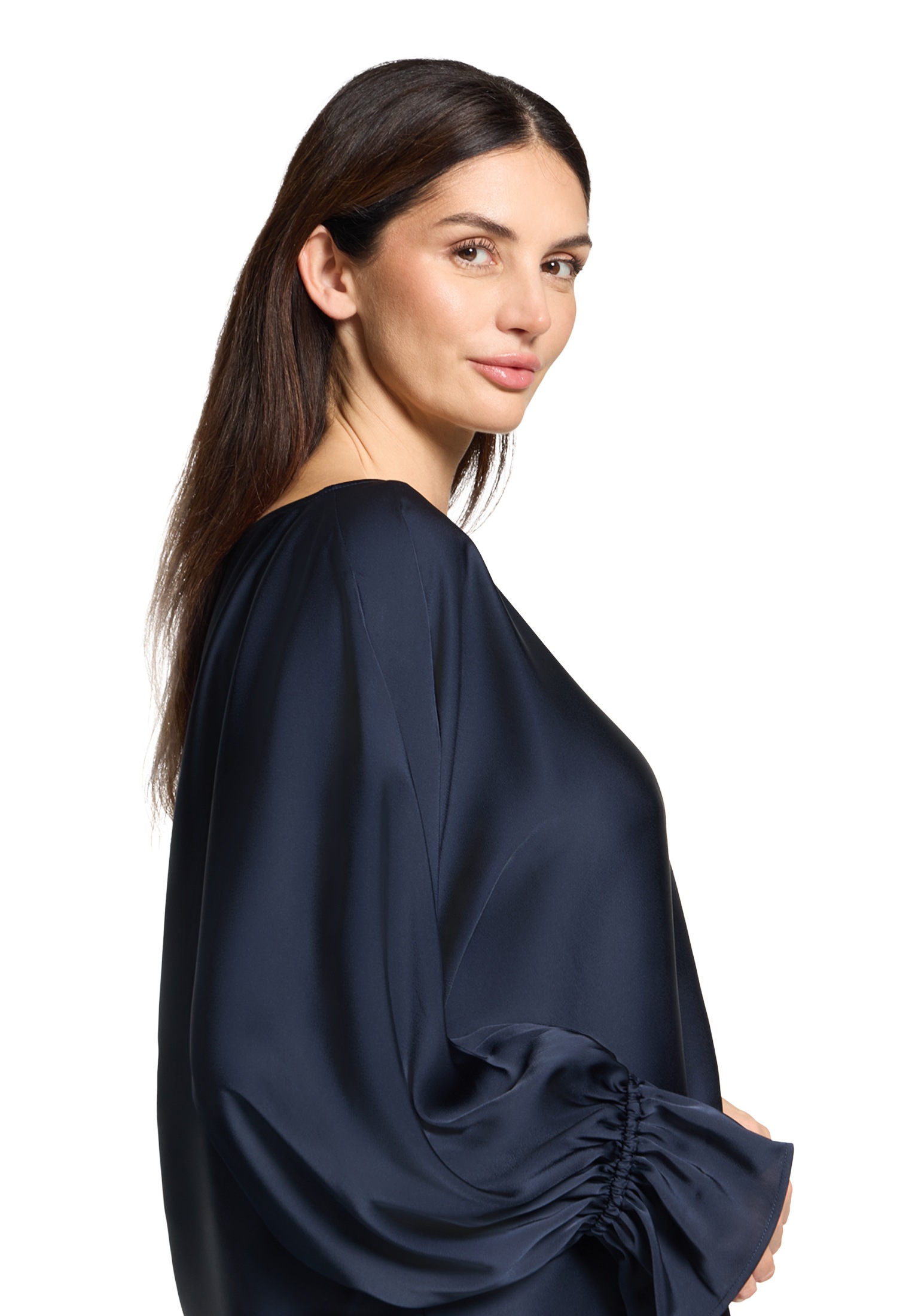 Betty Barclay Satinbluse »Satin-Bluse mit U-Boot-Ausschnitt«