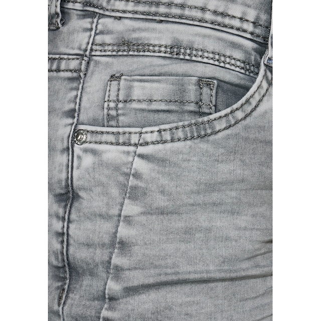 Cecil Slim-fit-Jeans »Style NOS Scarlett Grey«, mit dezenten Zier- und  Teilungsnähten bei OTTO