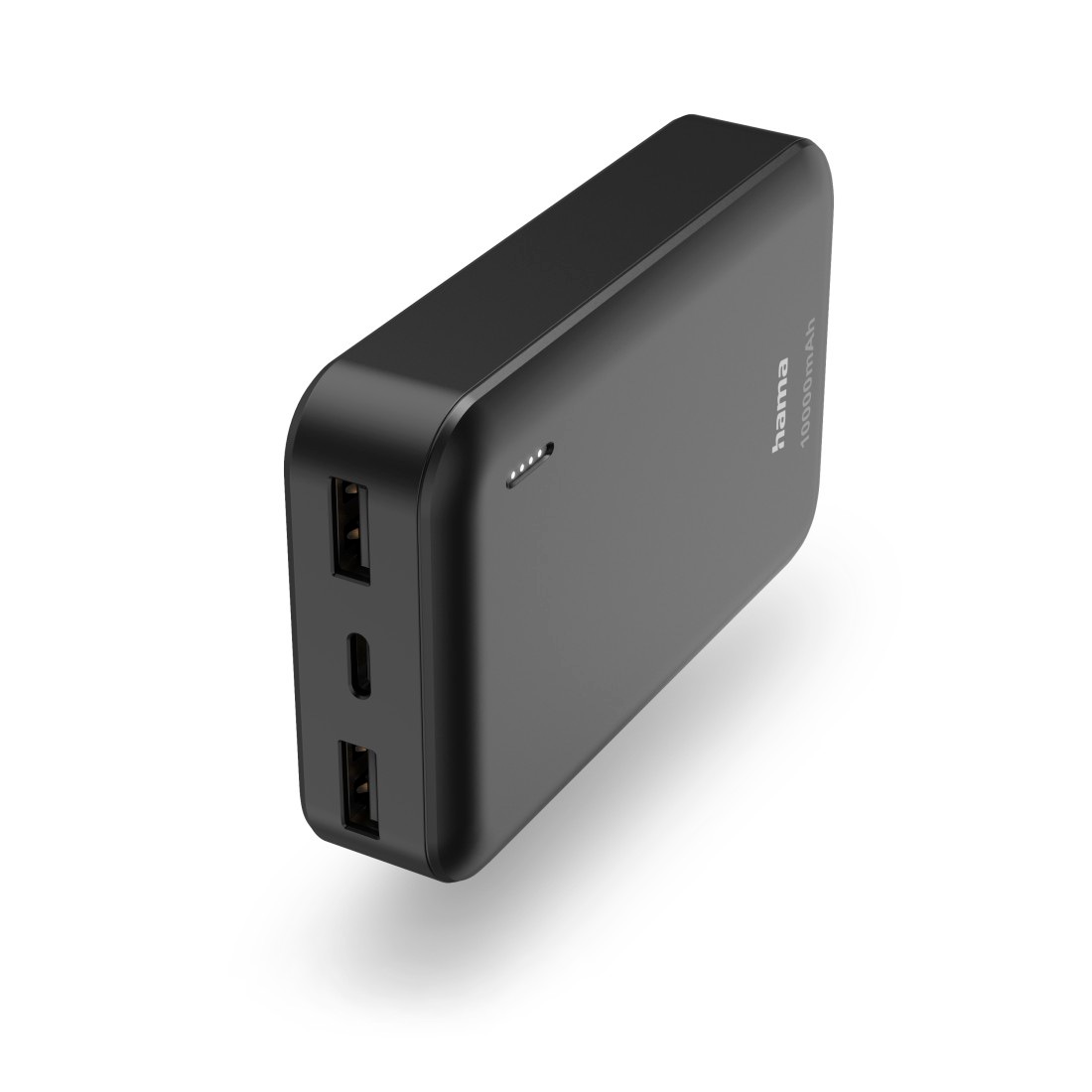 Powerbank »Powerbank 10000mAh, 1x USB-C, 2x USB-A, Anthrazit, akkuschonend Laden«,...