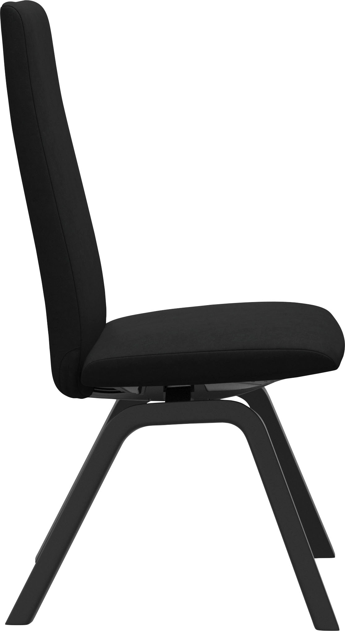 Stressless® Polsterstuhl »Laurel«, Microfaser DINAMICA, High Back, Größe M, mit schräggestellten Beinen in Schwarz