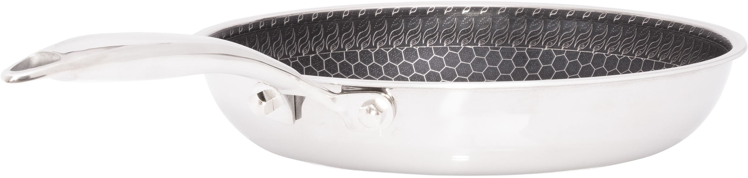 HENSSLERS Pfannen-Set »HENSSLERS Kochbox Deluxe« Edelstahl Set, Pfanne 24 + 28 cm, Mikrofaser-Schwamm-Set 6 tlg., 2x Pfannen-Schoner, 10 Stk. tlg. Exklusives Set für OTTO