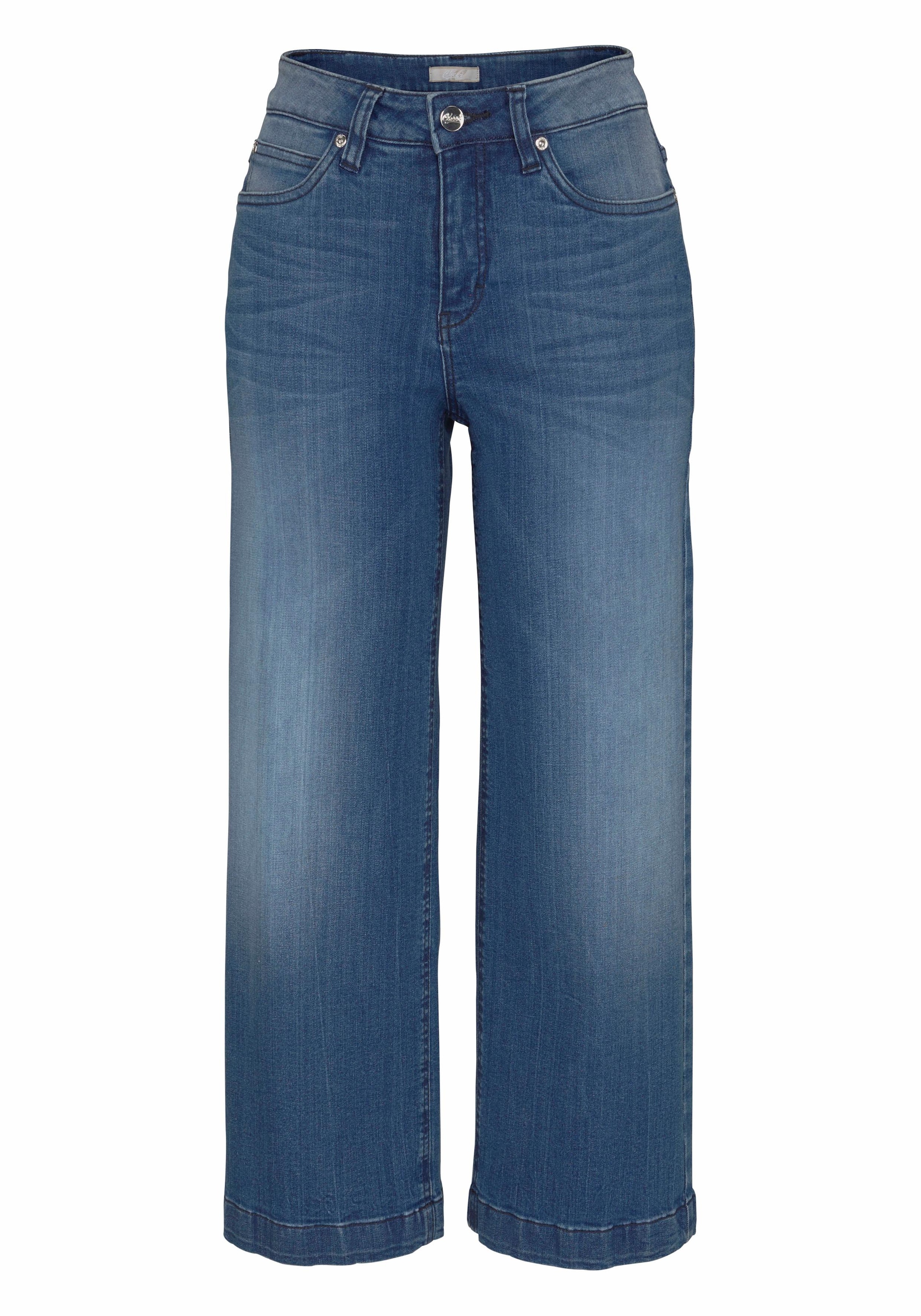 Aniston CASUAL 7/8-Jeans, in Used-Waschung