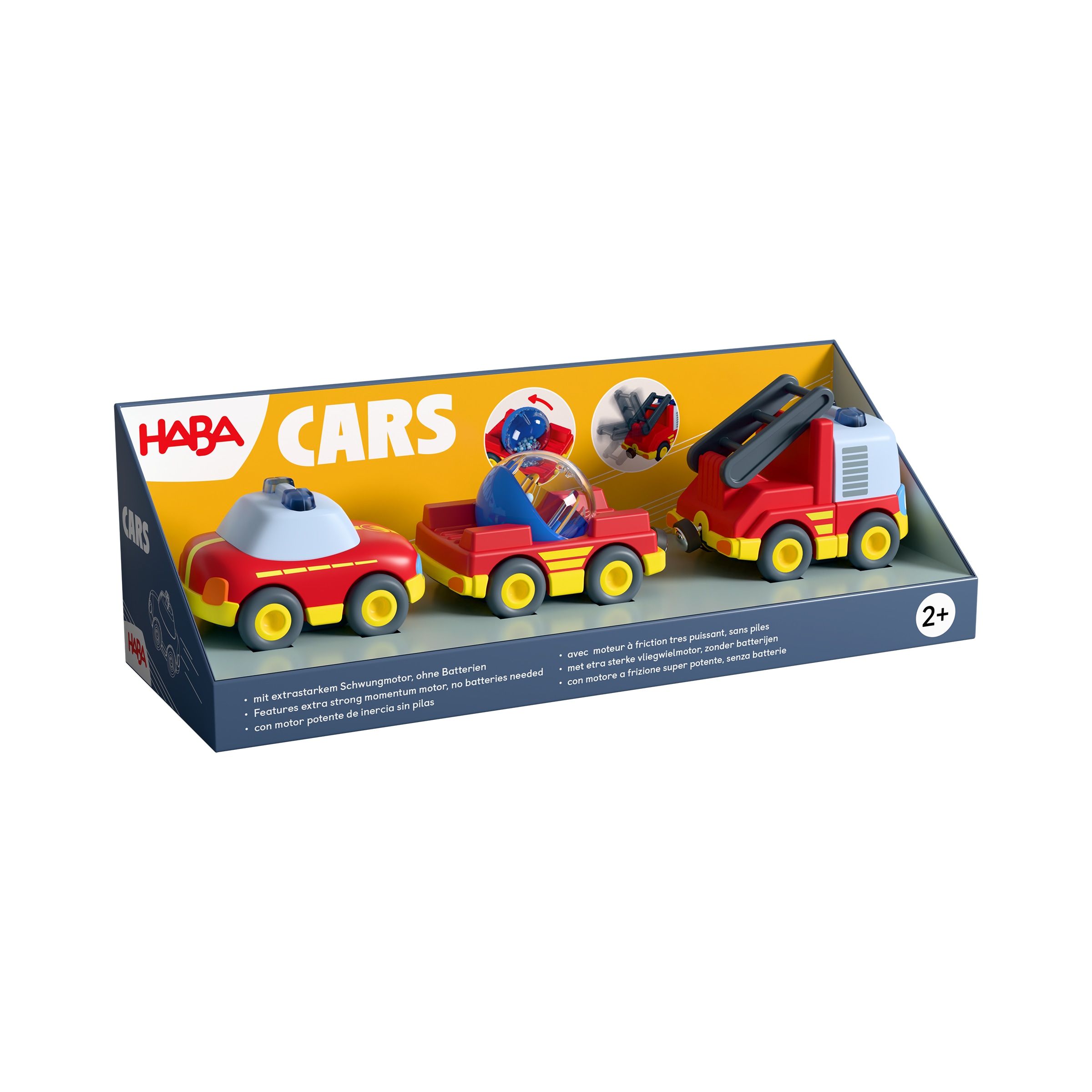 Haba Spielzeug-Feuerwehr »Fahrzeug-Set Feuerwehr«