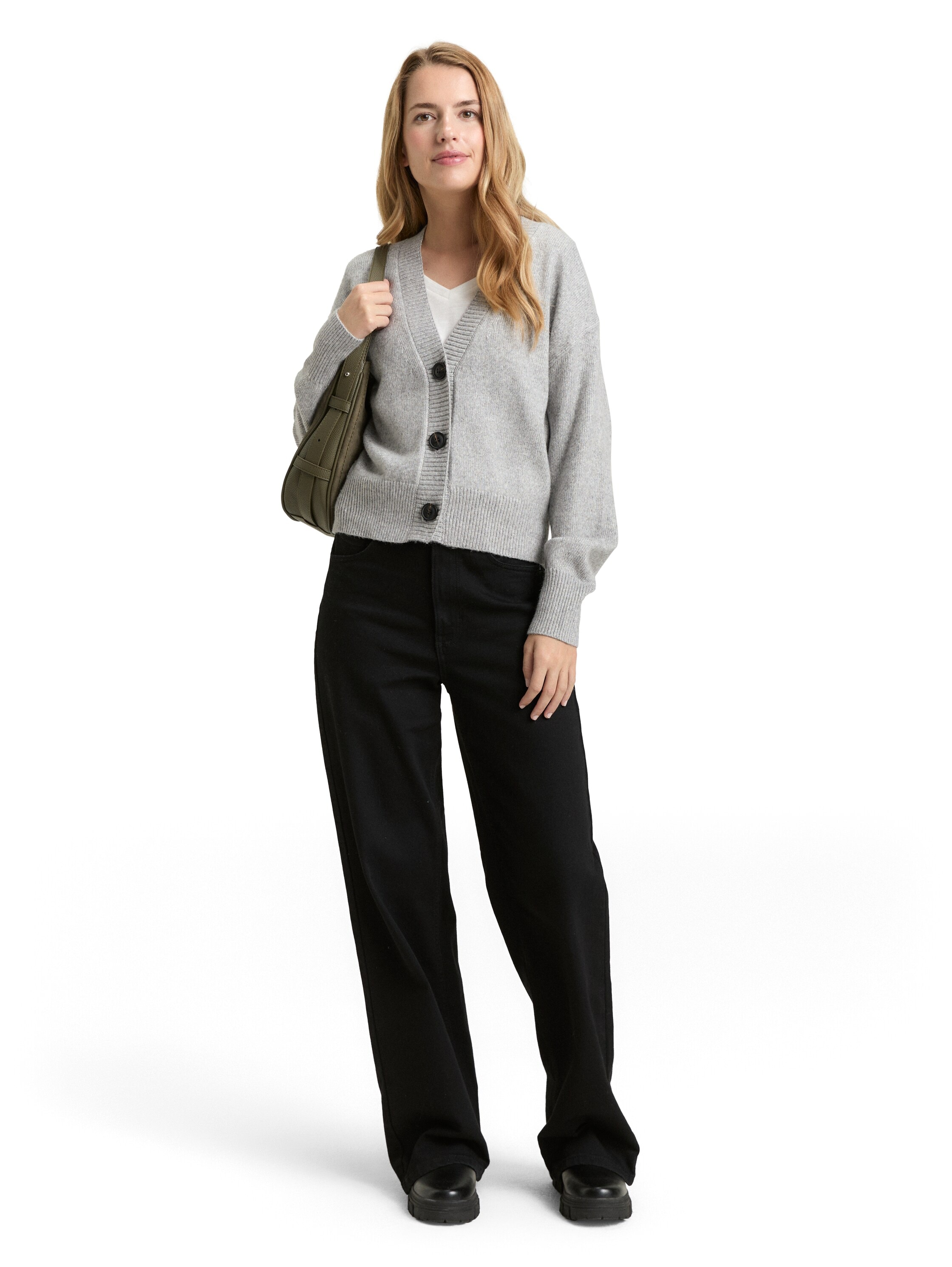 TOM TAILOR Cardigan mit Rippbündchen