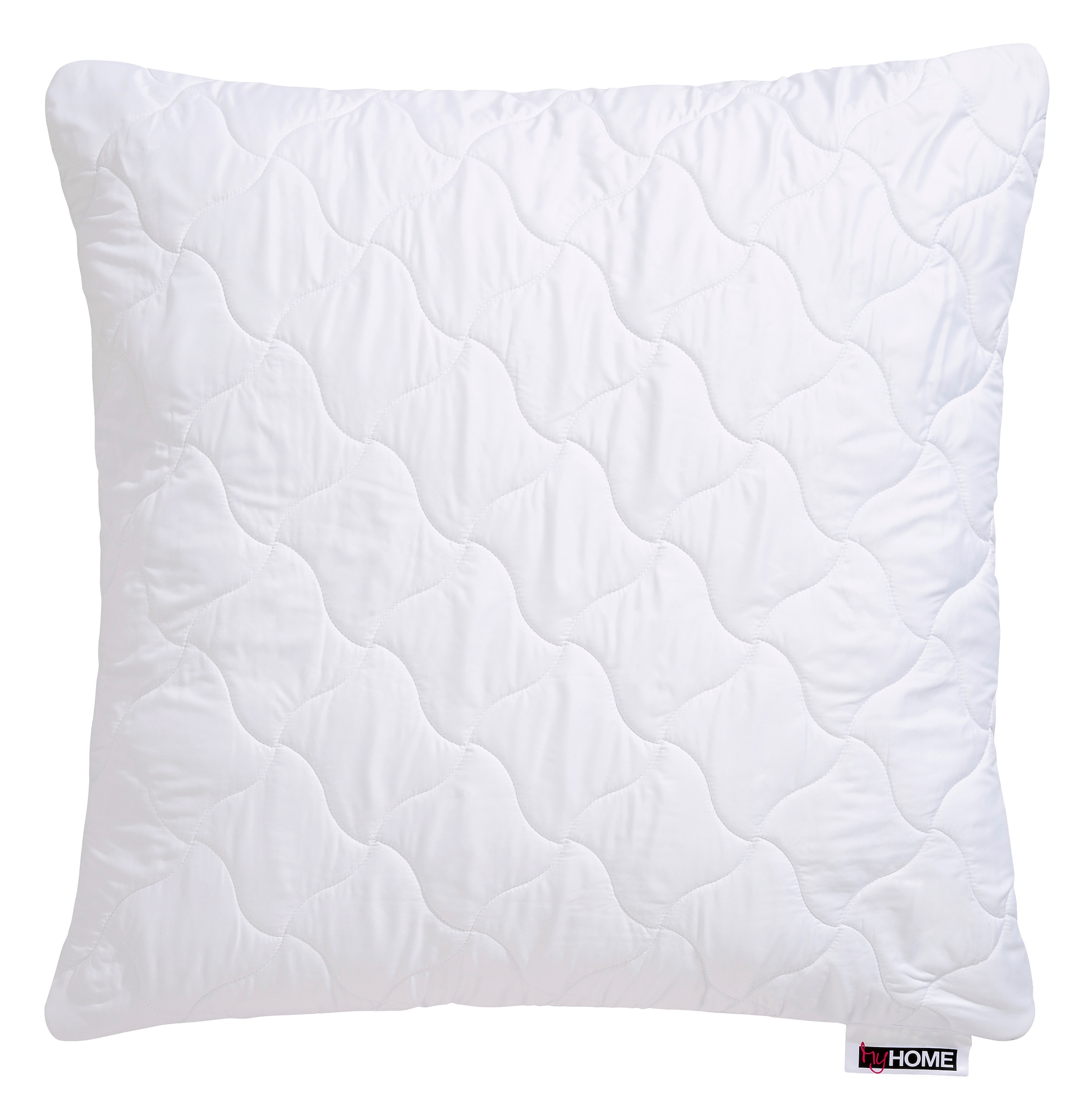 my home Microfaserkissen »Fantasy ECO Kopfkissen 40x80 oder 80x80 cm, Made in Germany«, Füllung: 100% nachhaltiges, klimaregulierendes Polyester, Bezug: 100% nachhaltiges Microfaserfeingewebe, (1 St.), Kundenliebling, kochfest!