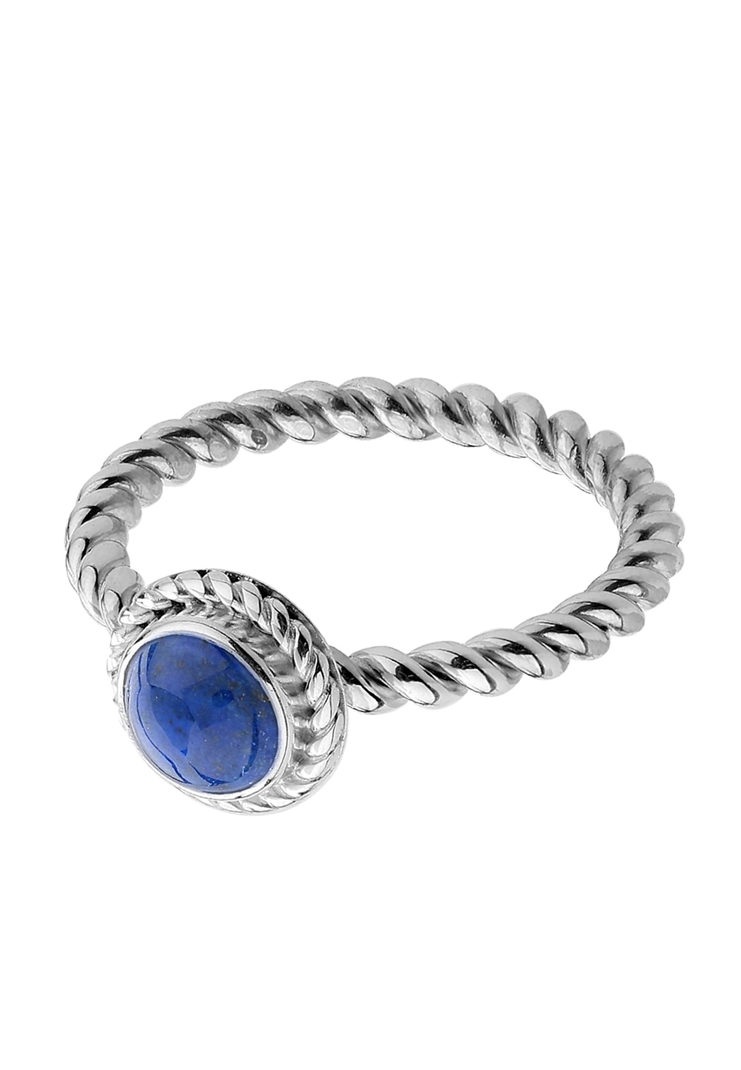 Nenalina Fingerring »Ring Lapislazuli Geburtsstein September Stilvoll 925 Silber«