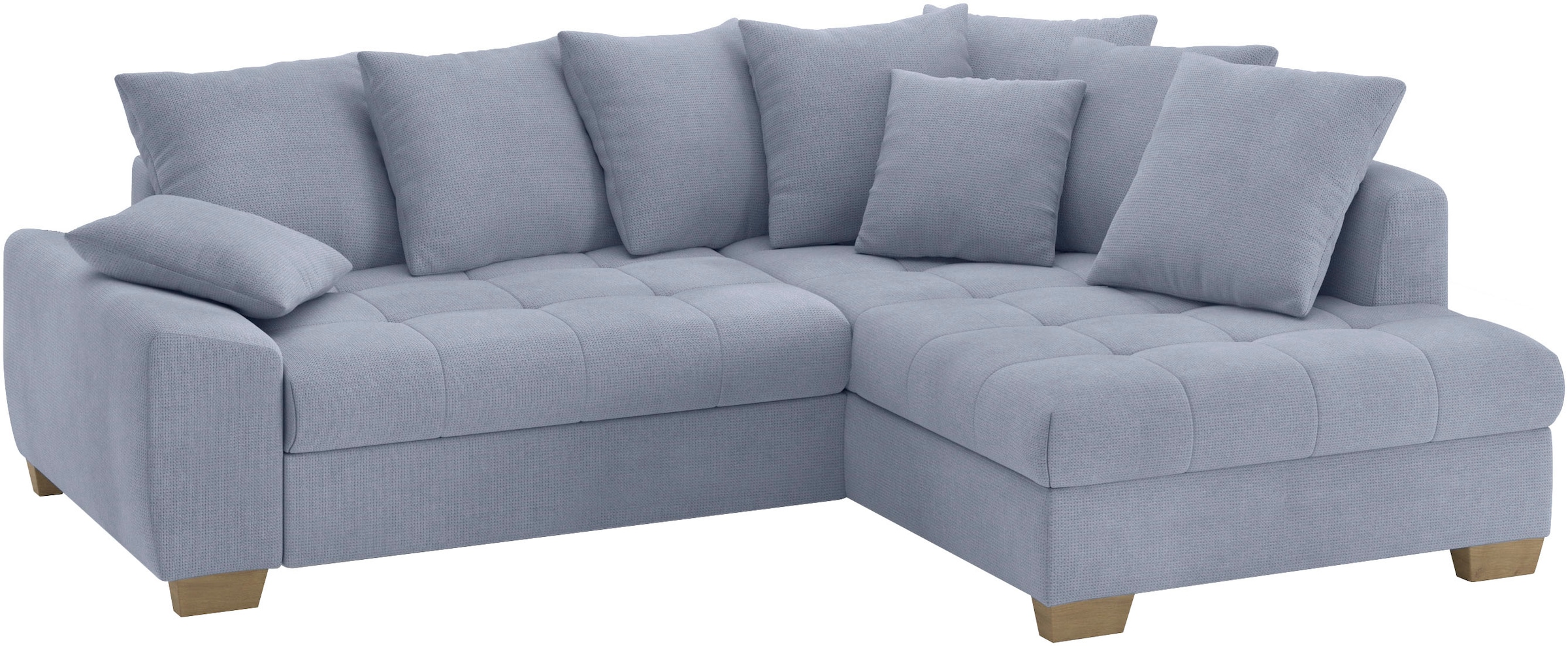Mr. Couch Ecksofa »Nikita II, L-Form«, Wahlweise mit Kaltschaum, EasyBett, Bettkasten