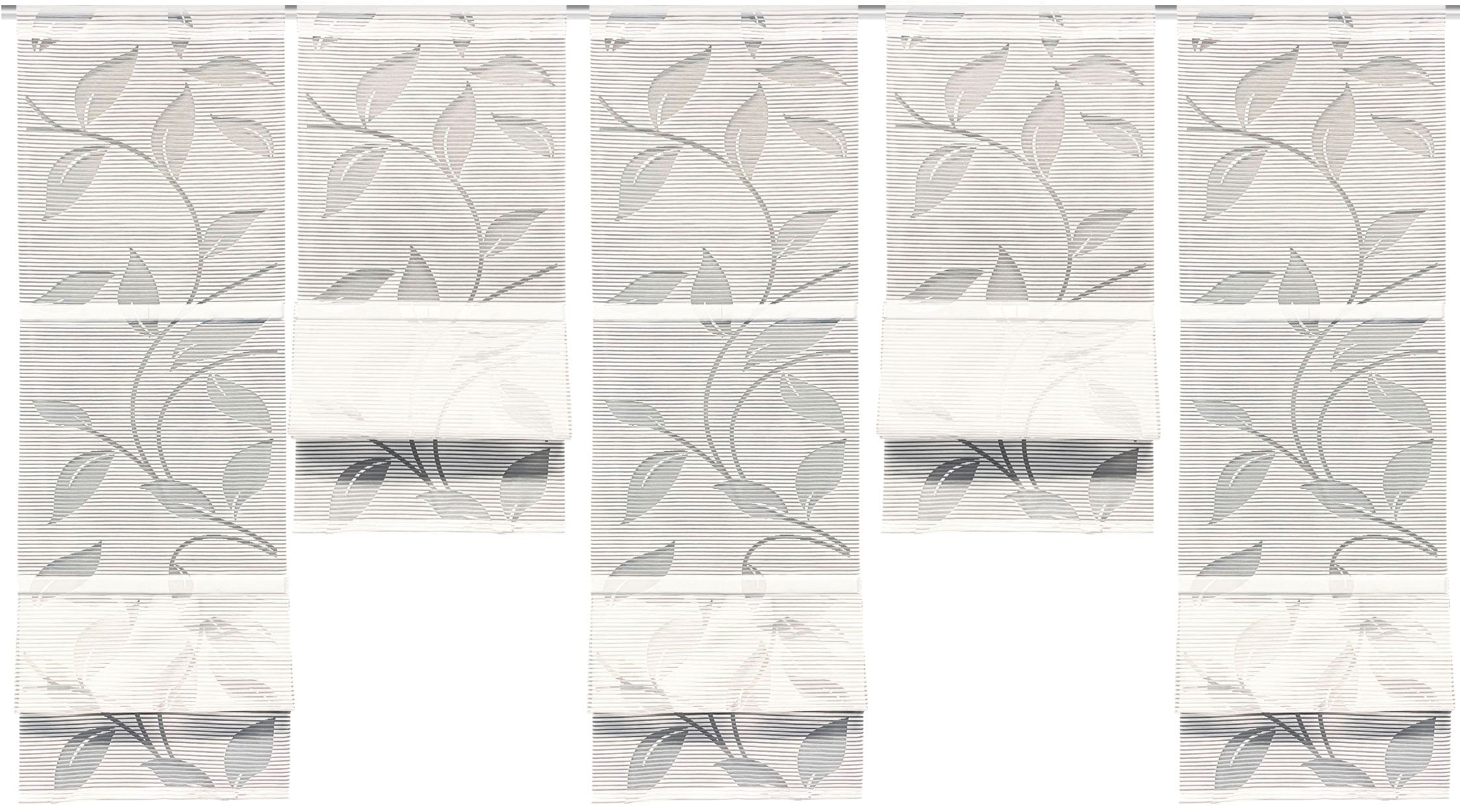 HOME WOHNIDEEN Magnetrollo »RANA« mit Stangendurchzug MAGNETROLLO SET,BAMBUSOPTIK,AUSBRENNER