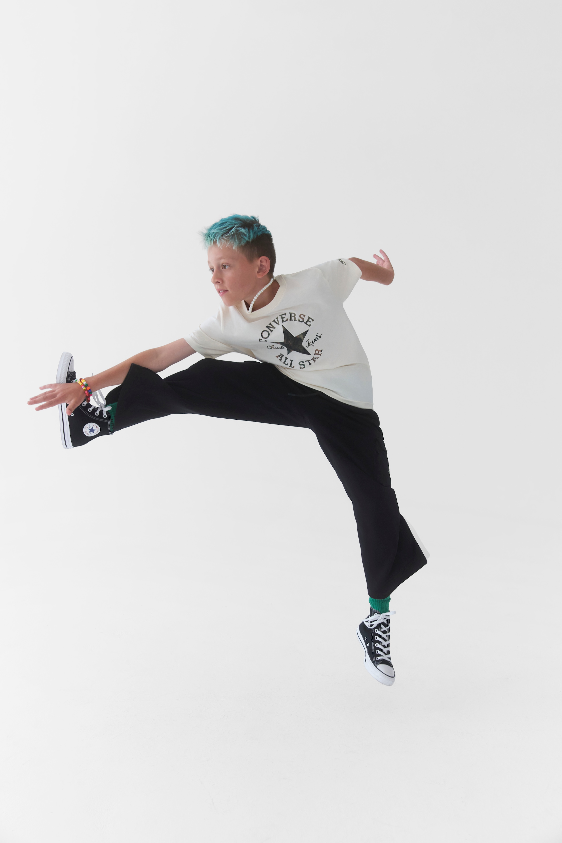 Converse T-Shirt »CNVB INDUSTRIAL BY NATURE DCTP« für Kinder, mit reflektierendem Logo, aus Baumwolle und Polyester