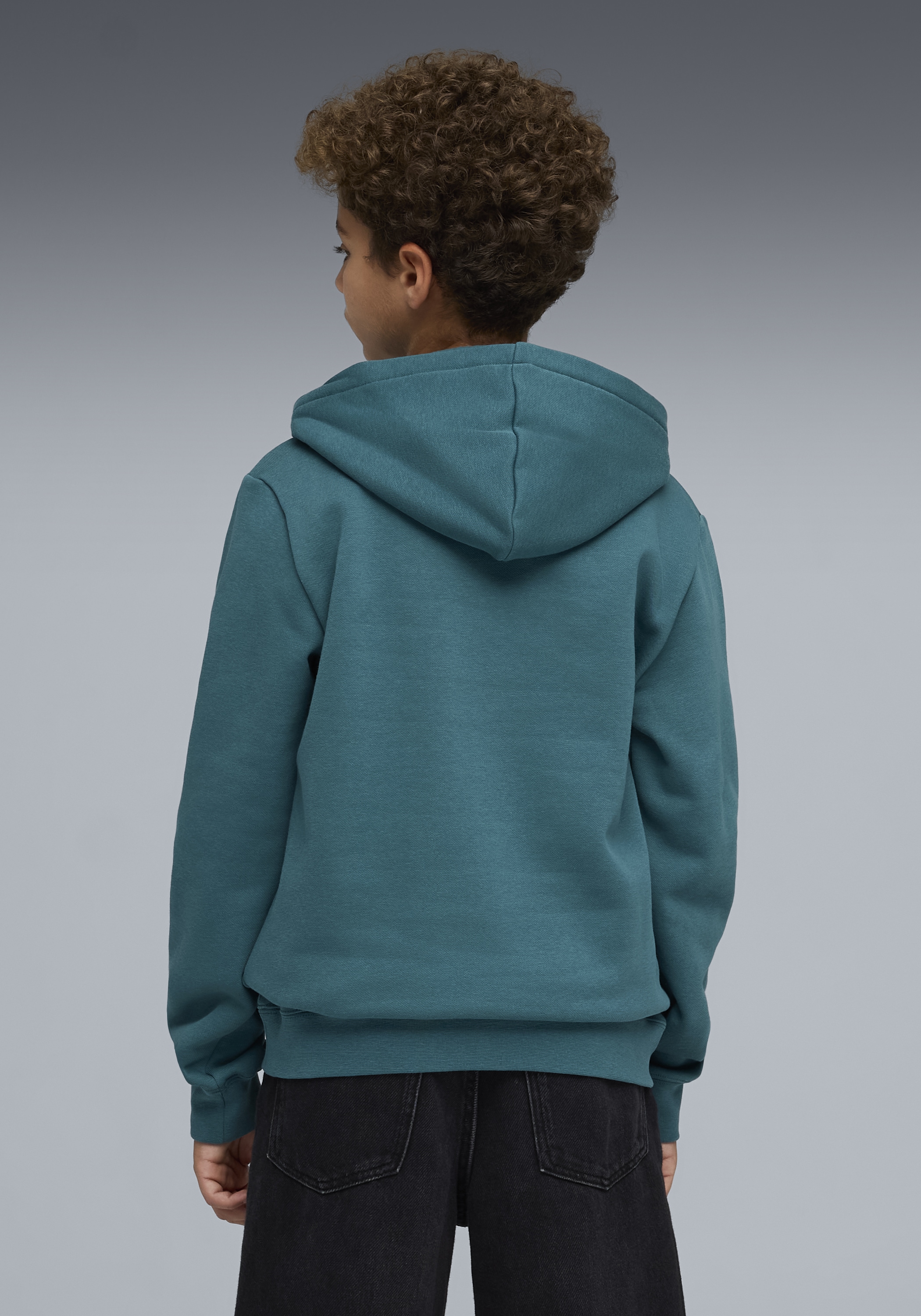 PUMA Kapuzensweatshirt »ESS NO 1 LOGO HOODIE FL B«, mit Rundhalsausschnitt, mit Kapuze mit Jerseyfutter
