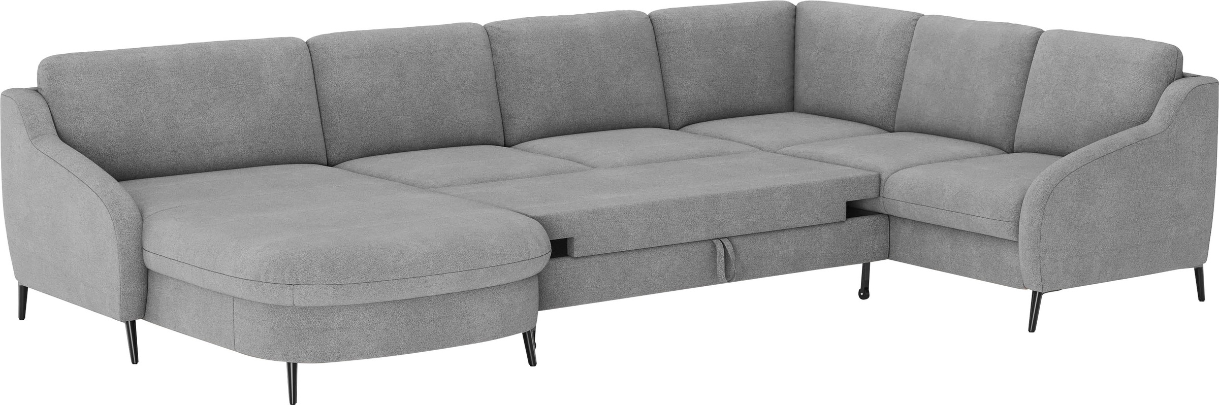 sit&more Wohnlandschaft »Soul U-Form«, wahlweise mit Bettfunktion und Bettkasten oder Schubkasten