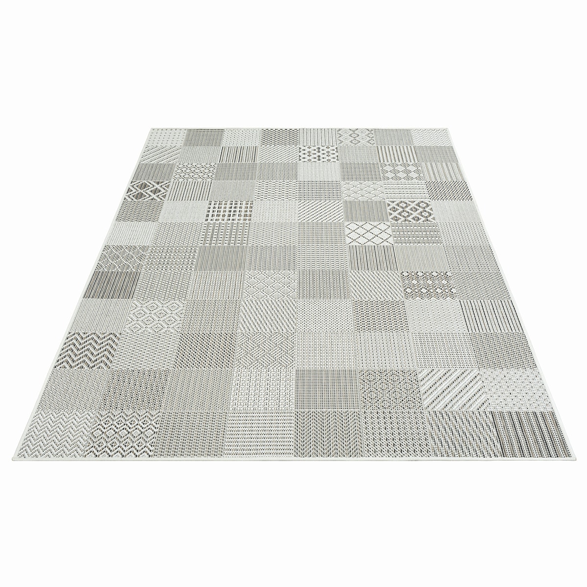 the carpet Teppich »Lagos« rechteckig 5 mm Höhe moderner robuster In und Outdoor Teppich