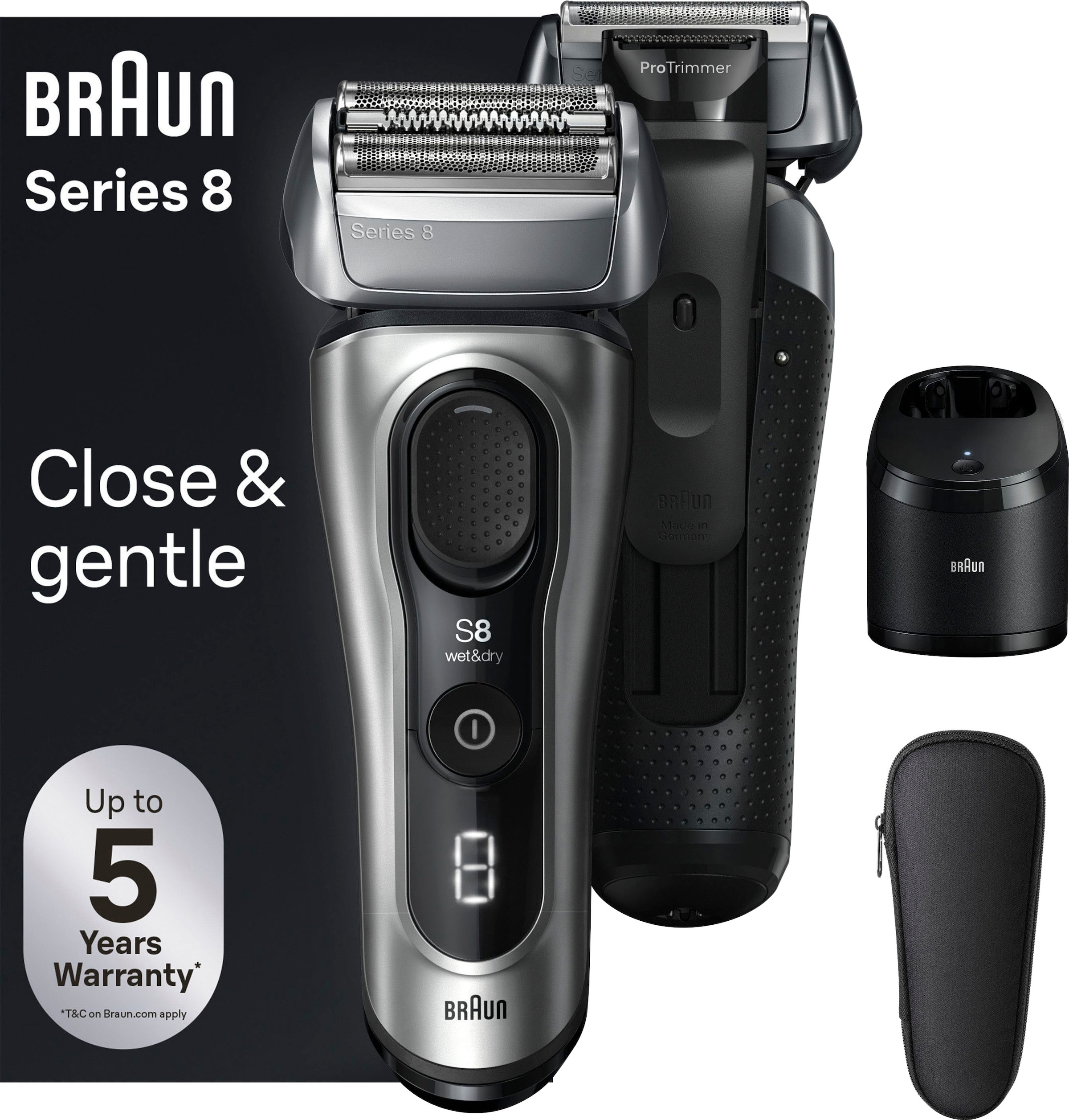 Braun Series 9 Pro+ Elektrorasierer mit ProTrimmer
