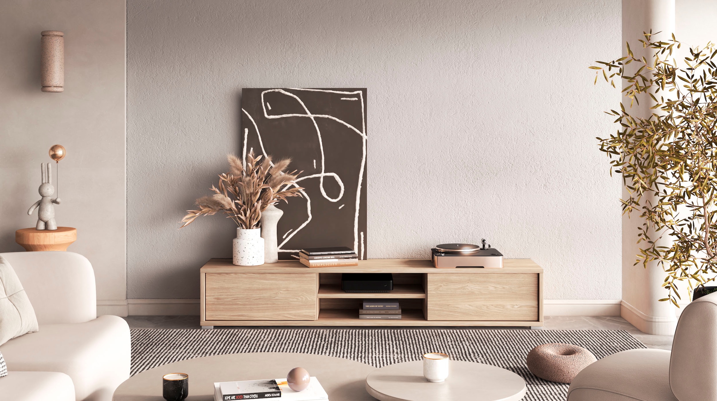 INOSIGN Lowboard »Frida«, Hängend oder stehend montierbar