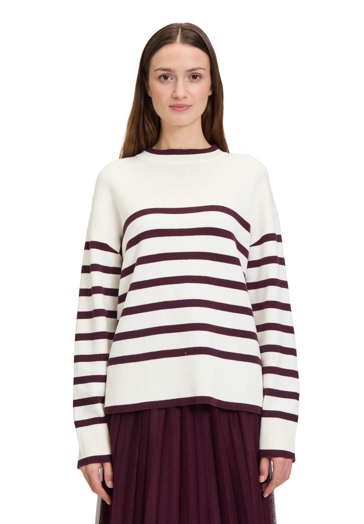 Betty&Co Strickpullover »Strickpullover mit Streifen«