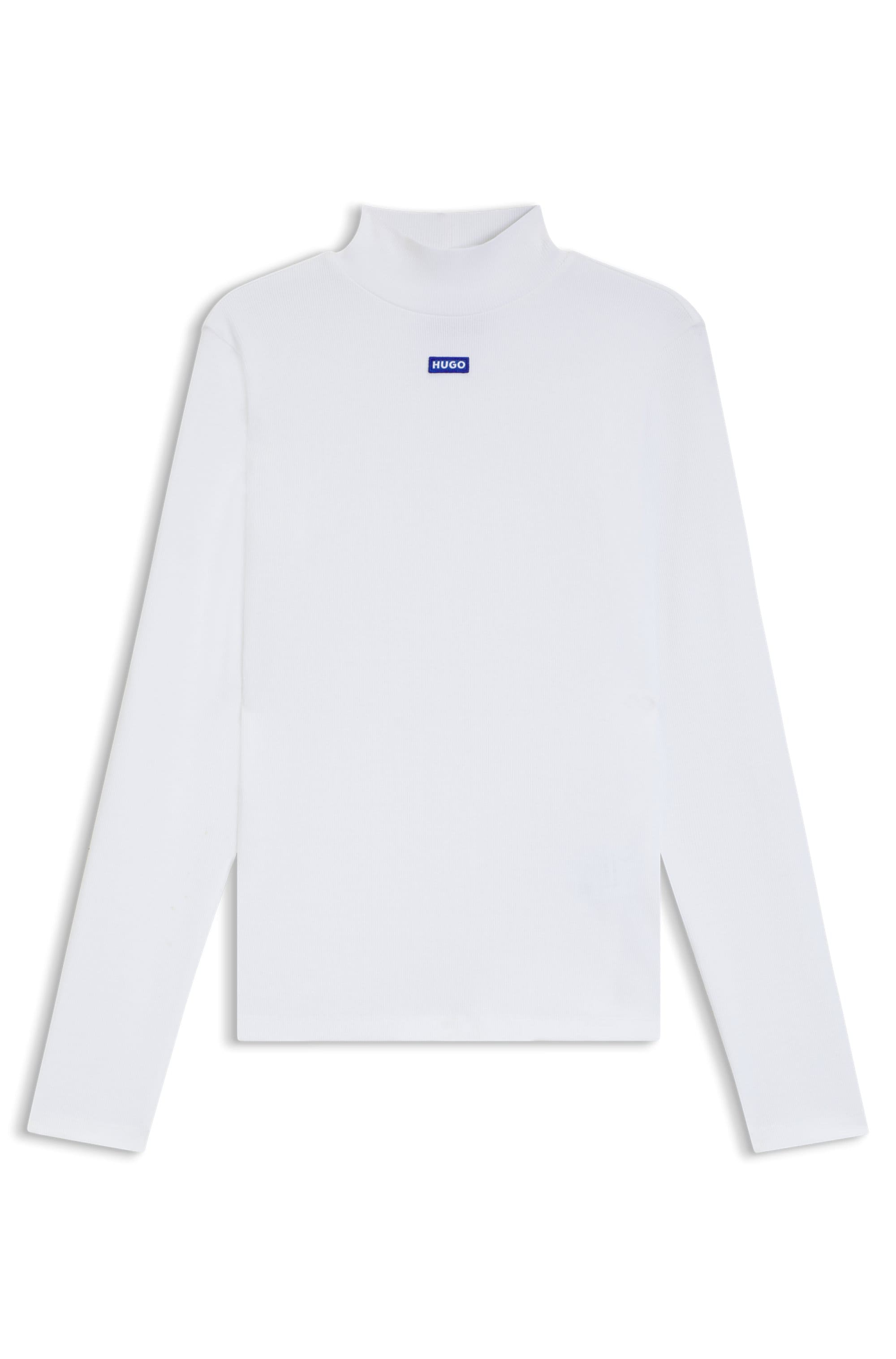 HUGO Blue Longsleeve »Easy Longsleeve« mit Stehkragen