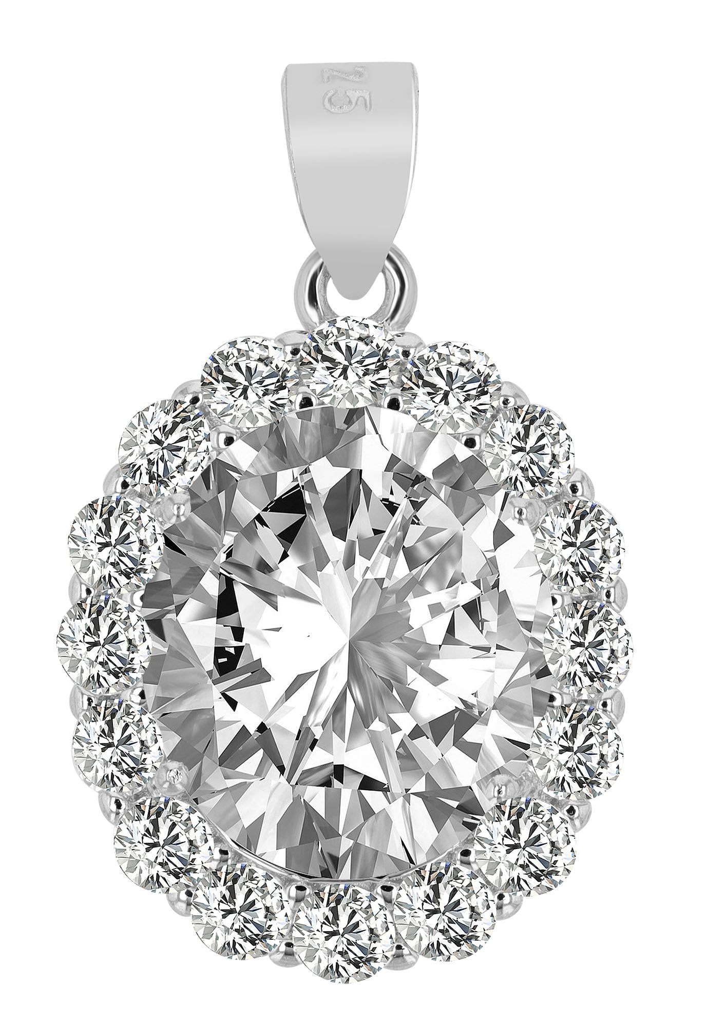 Adelia´s Kettenanhänger »Damen Anhänger aus 925 Silber mit Zirkonia«