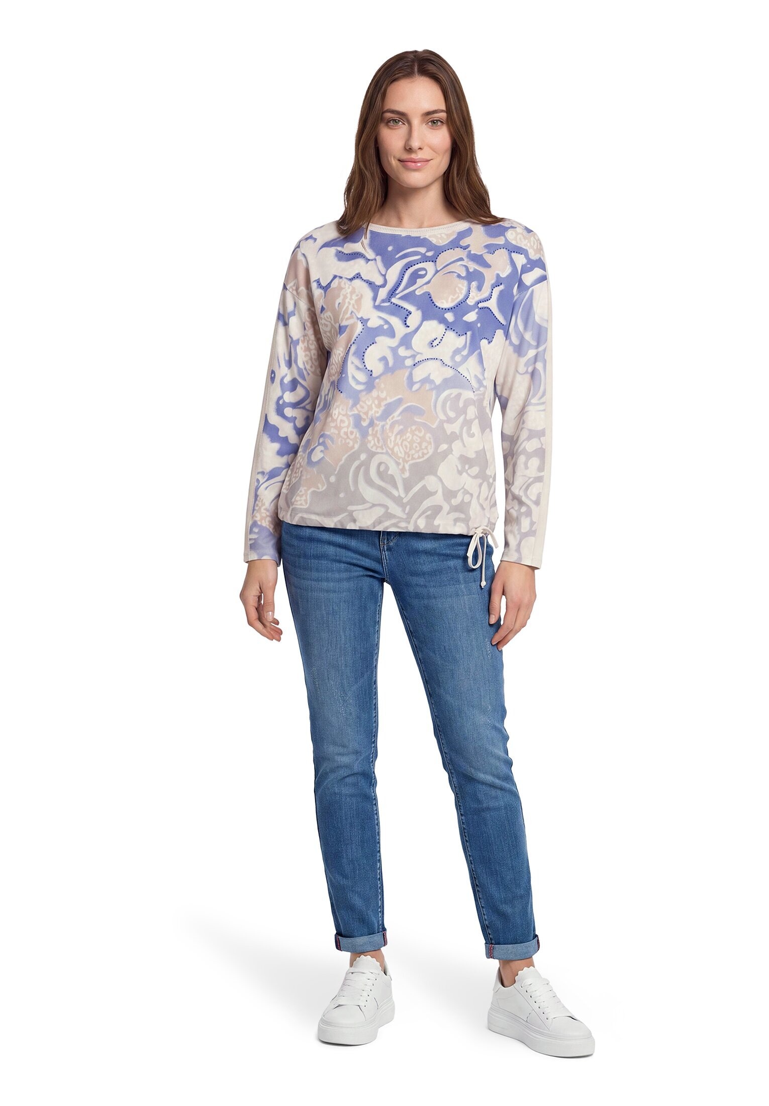 Betty Barclay Rundhalsshirt »Casual-Shirt mit Tunnelzug«