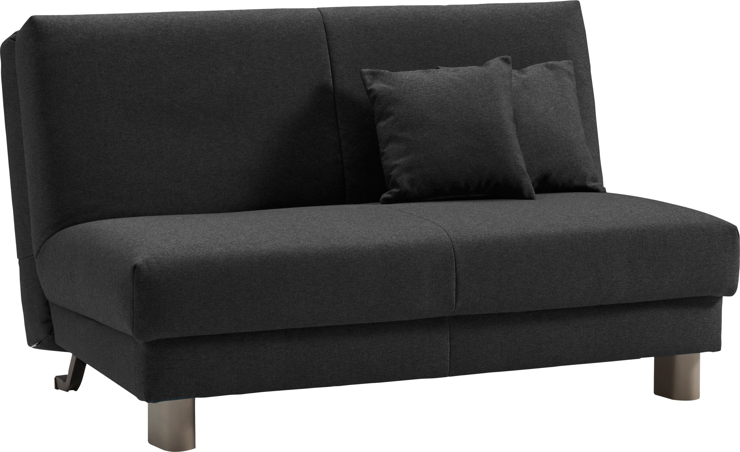 ell + ell Schlafsofa »Enny«, Liegefläche Breite 120 oder 140 cm, Liegehöhe 45 cm, Füße alufarben