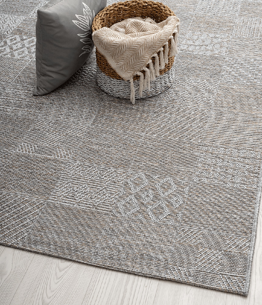 the carpet Teppich »Calgary« rechteckig 1 mm Höhe moderner robuster In und Outdoor Teppich