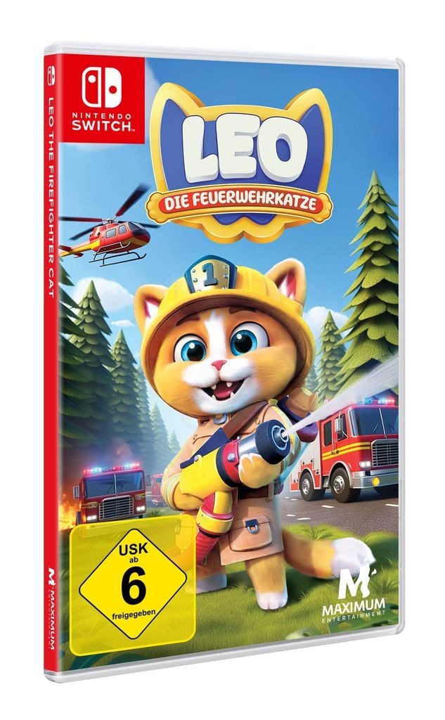 Astragon Spielesoftware »Leo die Feuerwehrkatze«, Nintendo Switch