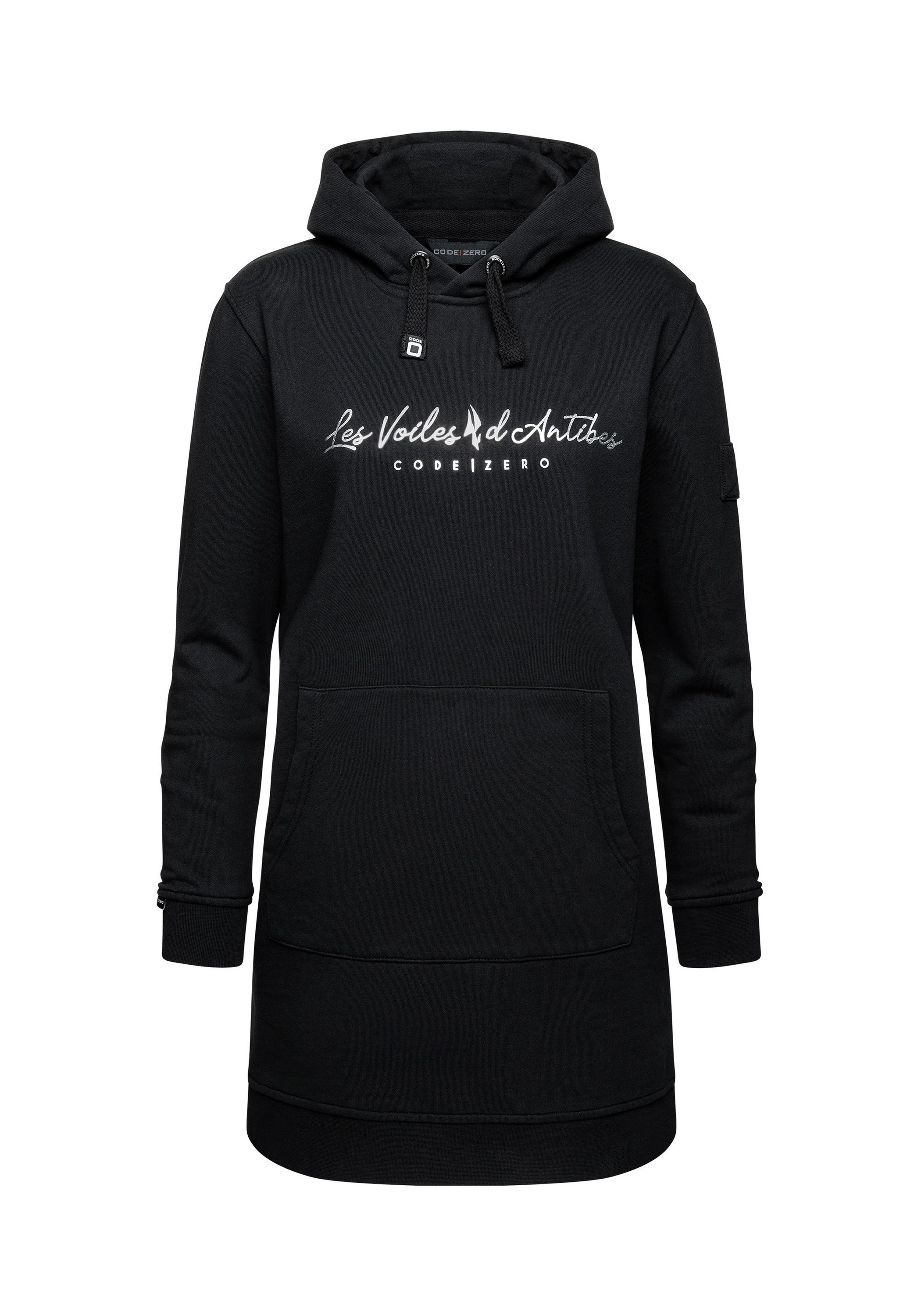 CODE-ZERO Sweatkleid »Sweatkleid Les Voiles Damen«, mit Label-Applikationen