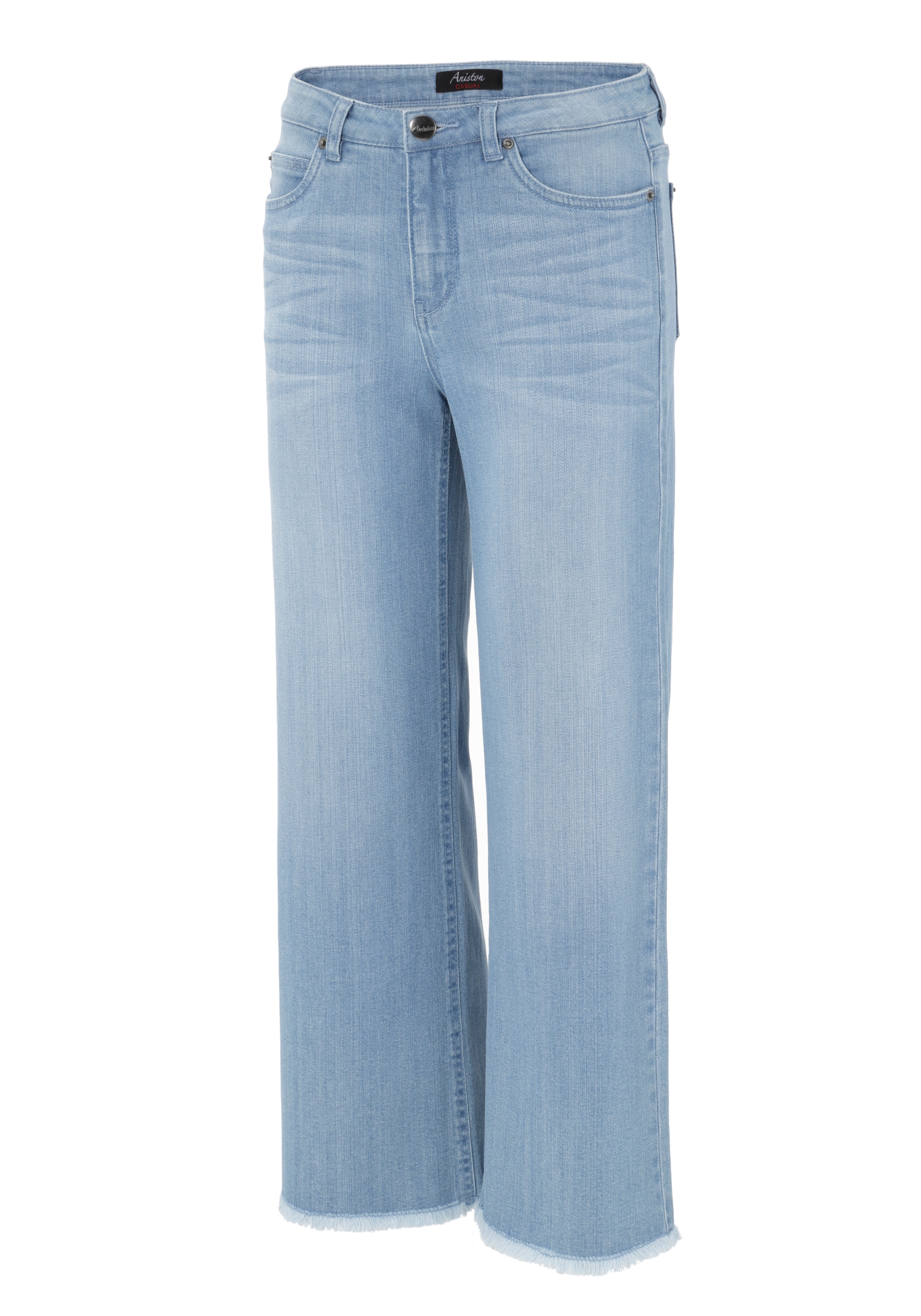 Aniston CASUAL 7/8-Jeans, mit leicht ausgefranstem Beinabschluss