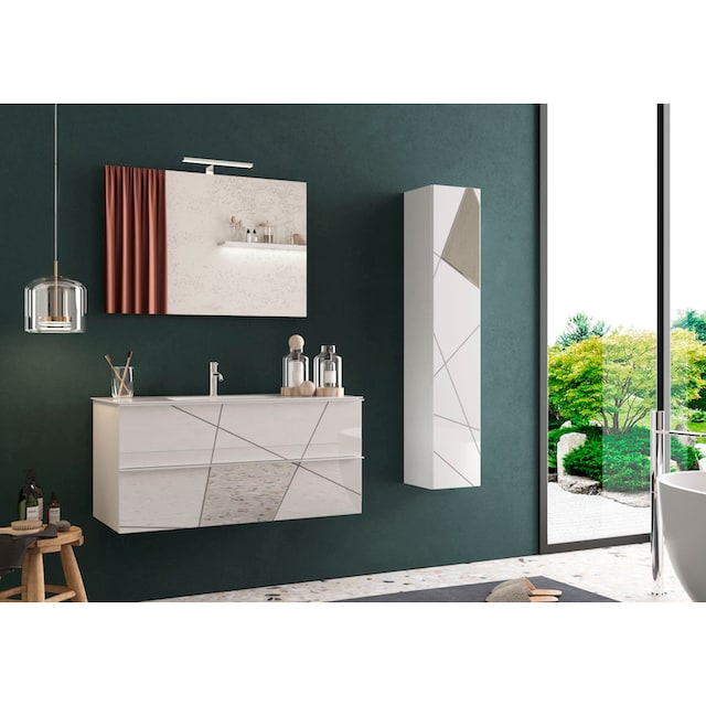 welltime Badspiegel »Neutral«, Spiegel mit Beleuchtung LED, Breite 80, Höhe  75 cm bestellen bei OTTO