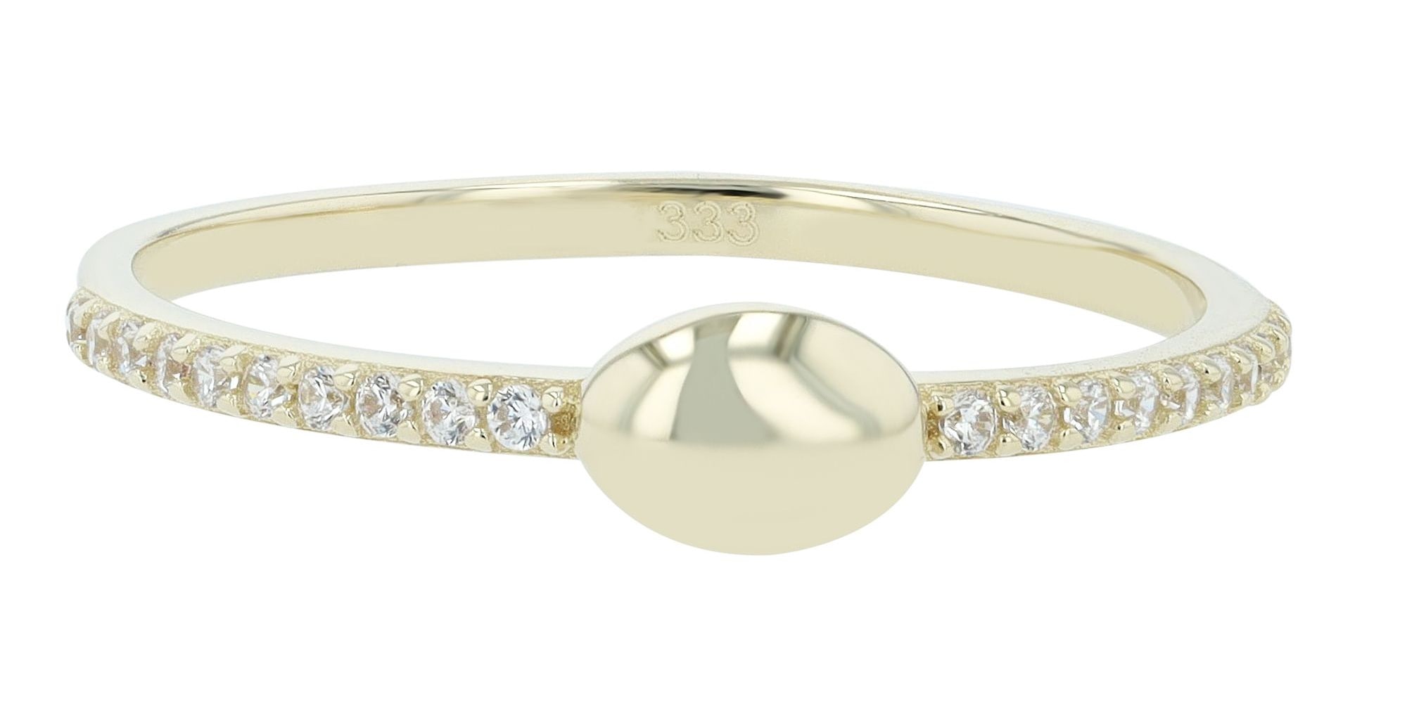 Adelia´s Fingerring »Adelia's Damen Ring aus 333 Gold mit Zirkonia«