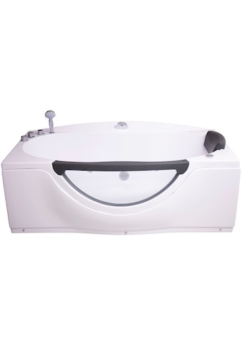 Sanotechnik Whirlpool-Badewanne »Acryl«, (4 tlg.), 170/90/68 cm, mit Fenster, Acryl kaufen
