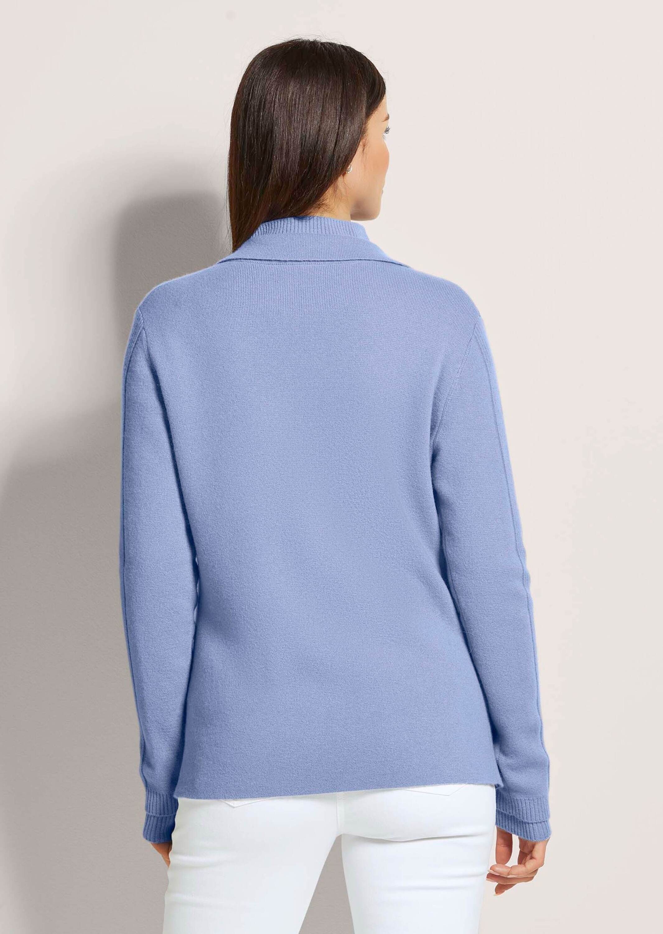 MADELEINE Strickjacke »Strickblazer Strickjacke aus Merinowolle und Kaschmir«