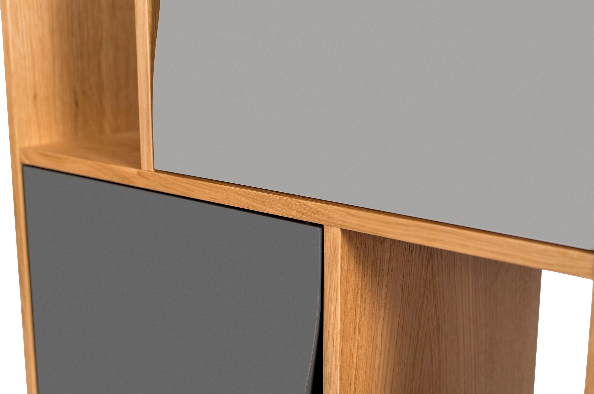 Woodman Design Eiche, Bücherregal schlichtes aus 191 Holzfurnier cm, kaufen »Avon«, skandinavisches online Höhe