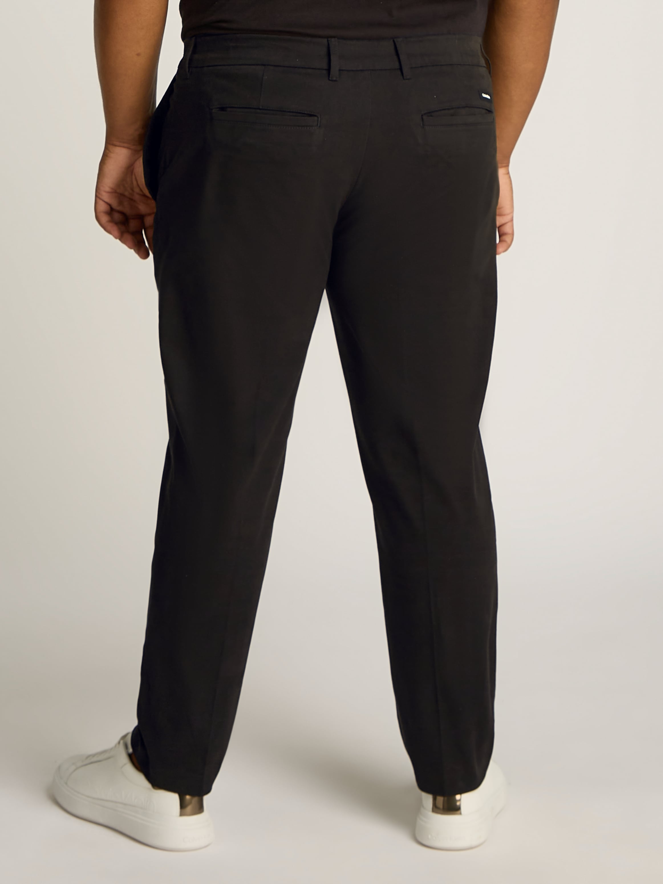 Calvin Klein Big&Tall Bügelfaltenhose »BT_MODERN TWILL TAPERED PLEAT«, in großen Größen mit Markenlabel