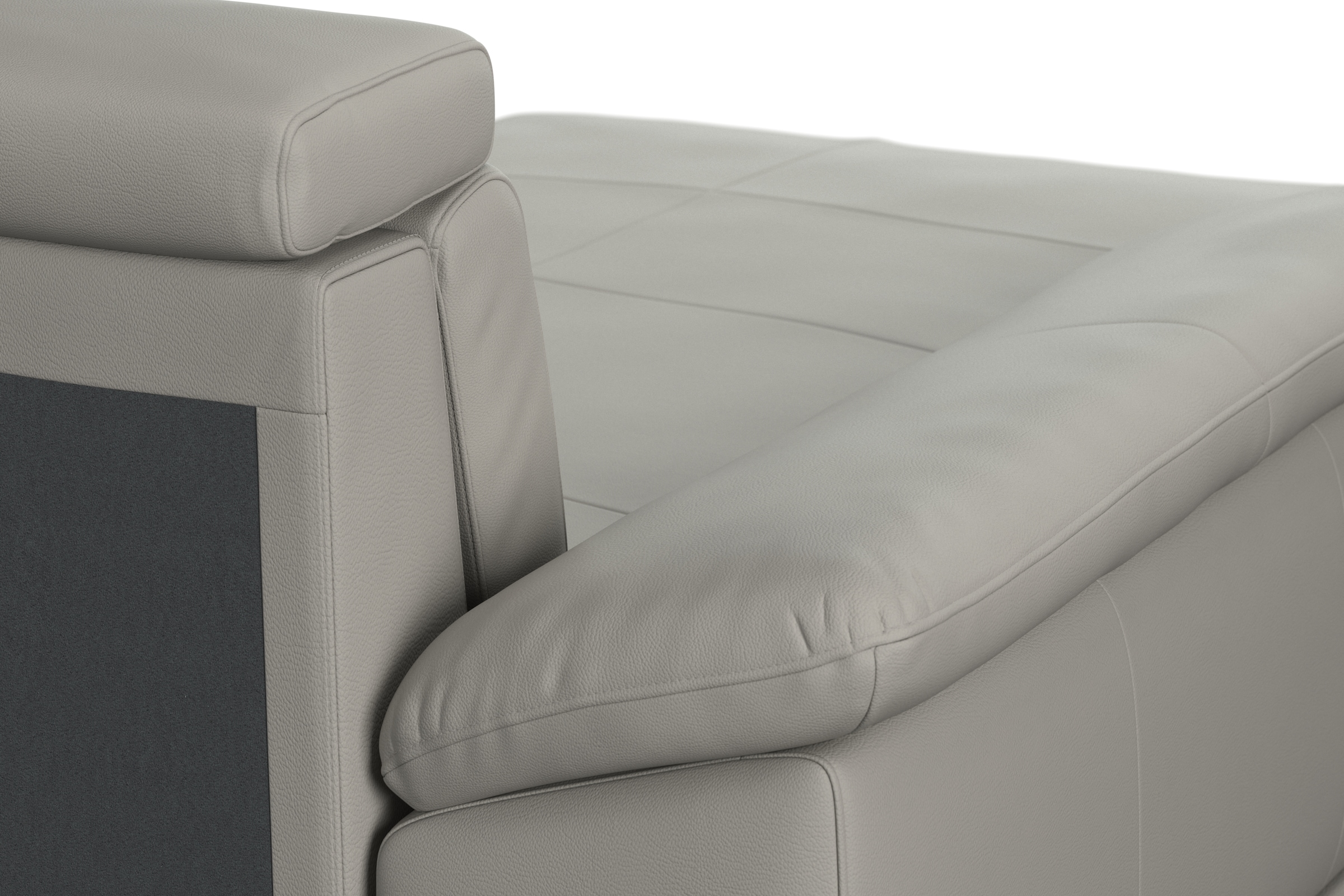 sit&more Wohnlandschaft »Cabrio U-Form, mit Sitztiefenverstellung, Arm- und Kopfteilverstellung«, 3 Nierenkissen, Federkern, optional Bettfunktion und Stauraum