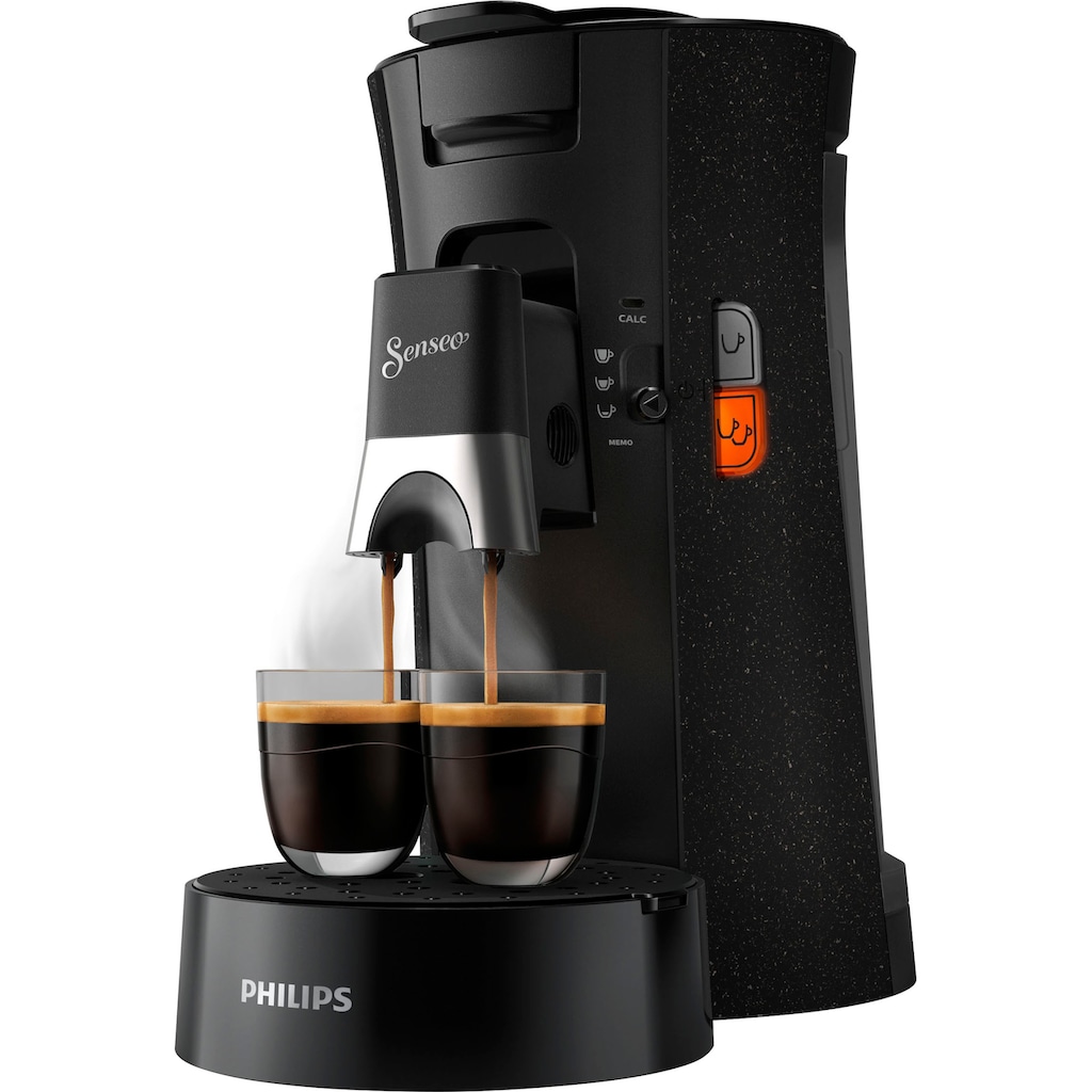 Philips Senseo Kaffeepadmaschine »Select ECO CSA240/20, aus 37% recyceltem Plastik«