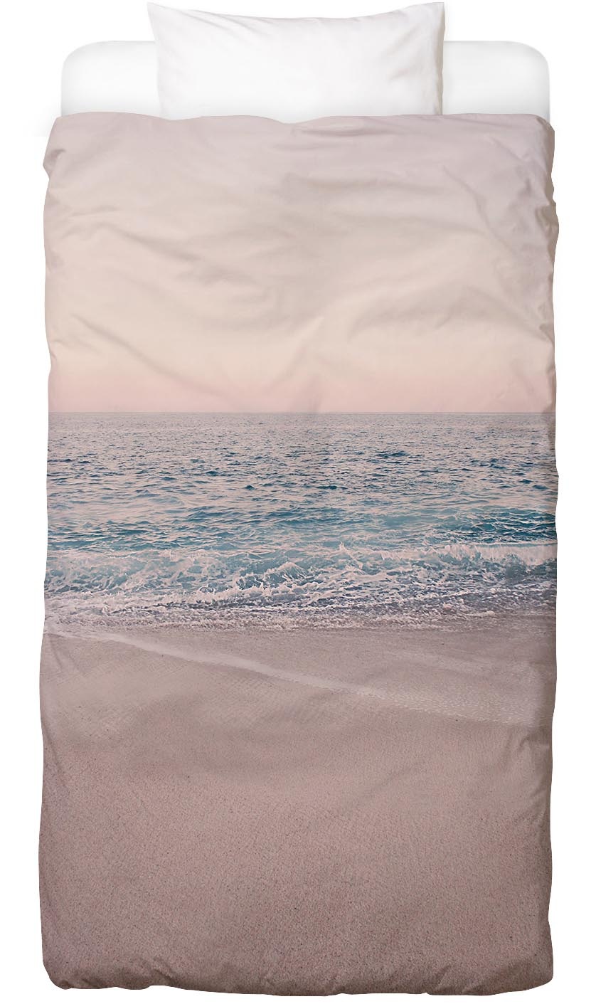 Juniqe Bettwäsche »Rosegold Beach Morning«, In vielen weiteren Designs erhältlich