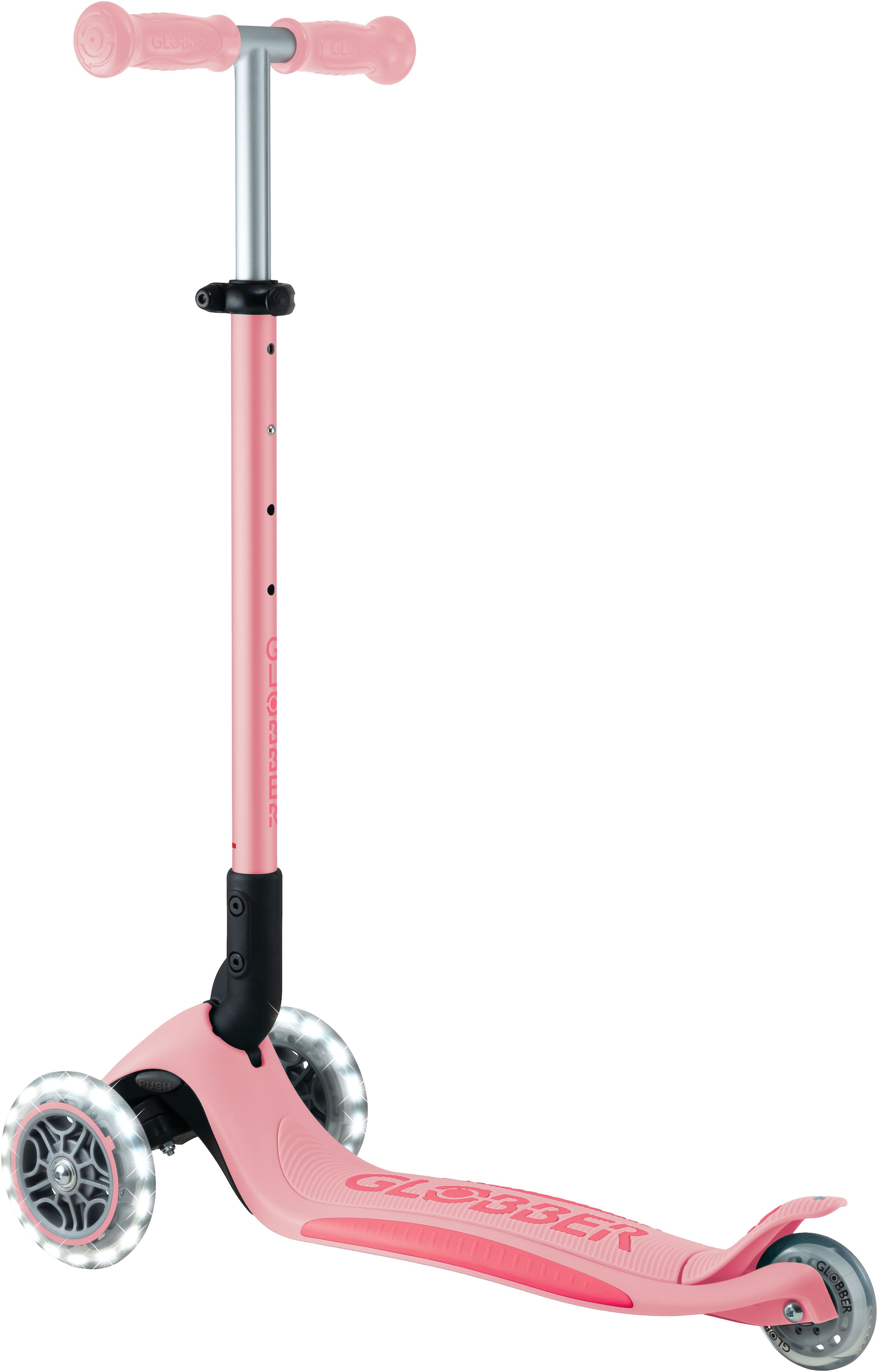 Globber Tretroller »ELITE LIGHTS, mit Leuchtrollen«