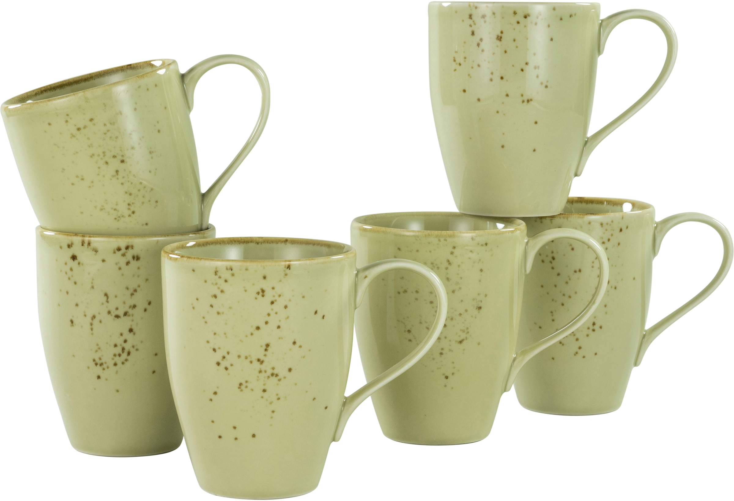 Becher »Kaffeebecher NATURE COLLECTION«, (Set, 6 tlg.), Tassen Set, 6-teilig