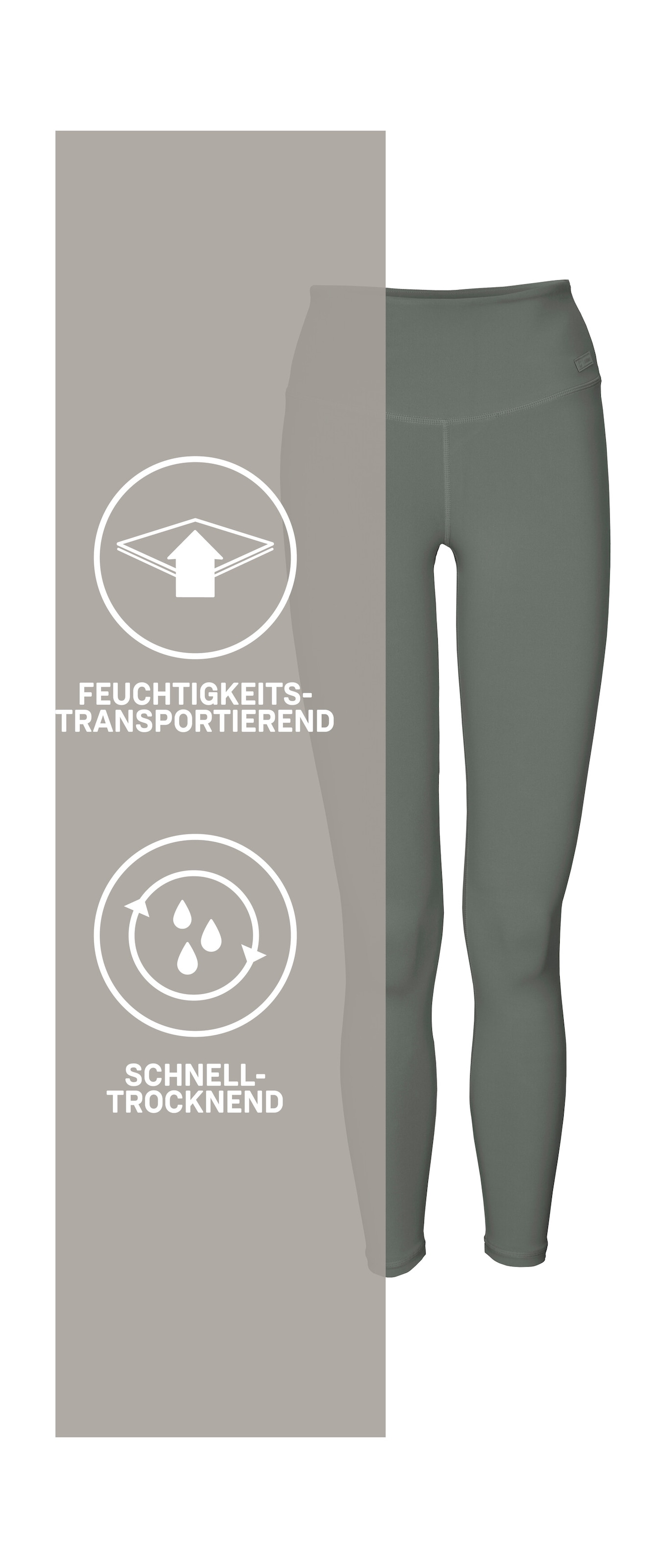 Killtec Leggings »KOS 171 WMN PNTS«  Weiche, strapazierfähige Leggings mit Stretch und Bundtasche
