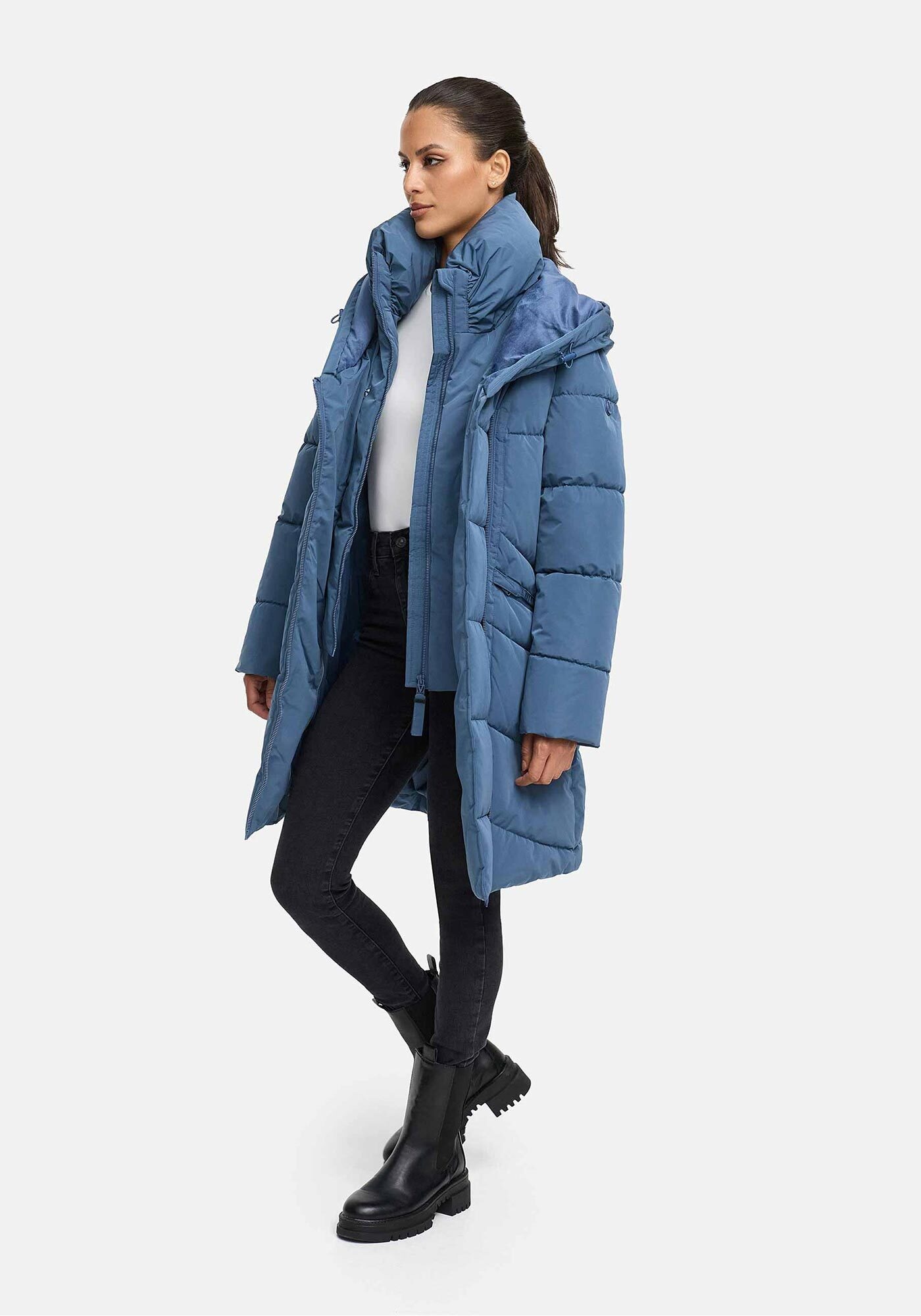 Marikoo Winterjacke »Marikoo Virenaa 16 Steppmantel N106«