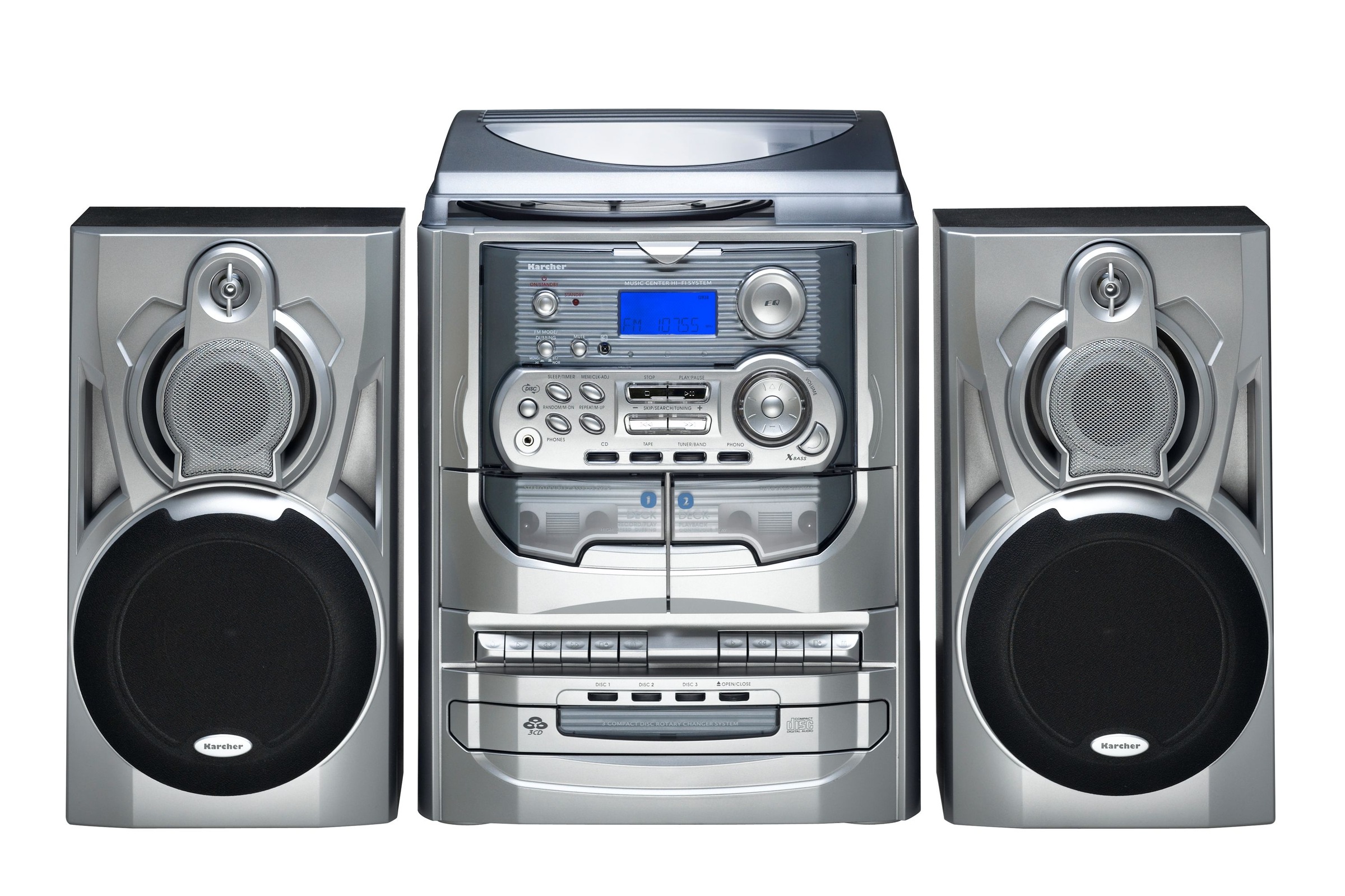 Karcher Kompaktanlage »KA 5300«, ( AM-Tuner-FM-Tuner ), mit Plattenspieler