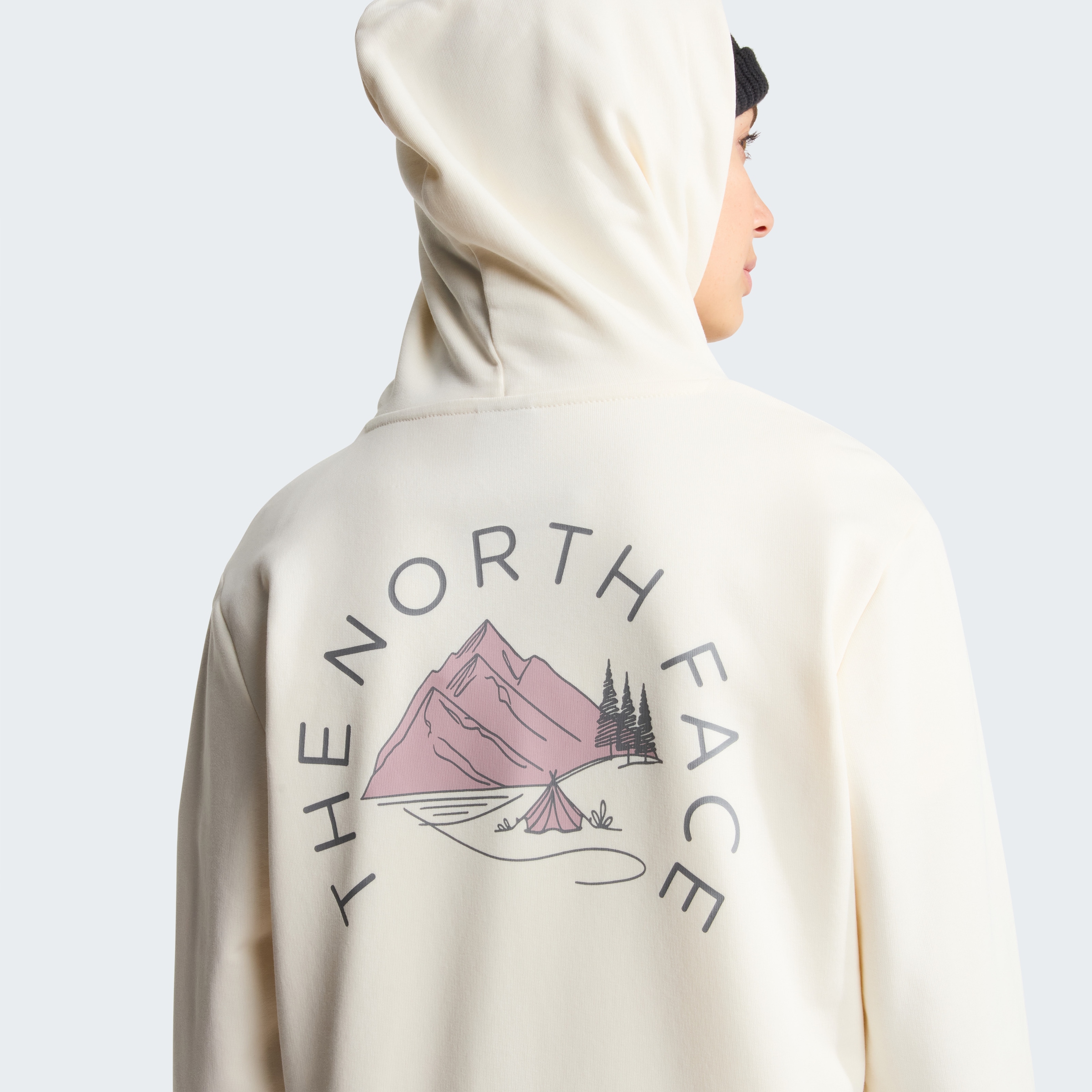 The North Face Kapuzensweatshirt »W MONTE REGULAR HOODIE-GRAPHIC«, sportlicher Stil, für sportliche Aktivitäten und Outdoor-Abenteuer
