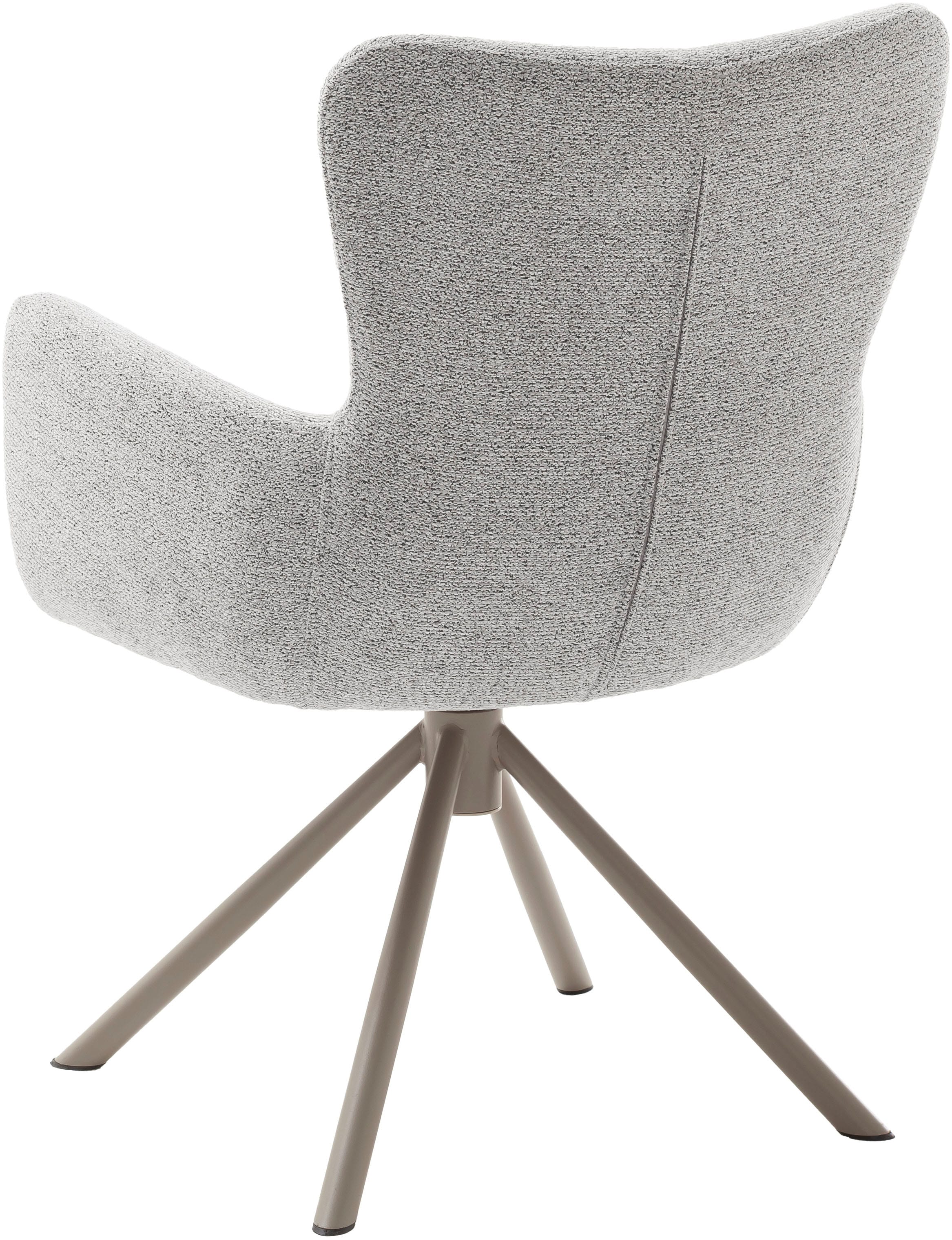 MCA furniture 4-Fußstuhl (Set) 2 Stk.Taschenfederkern, 360° drehbar