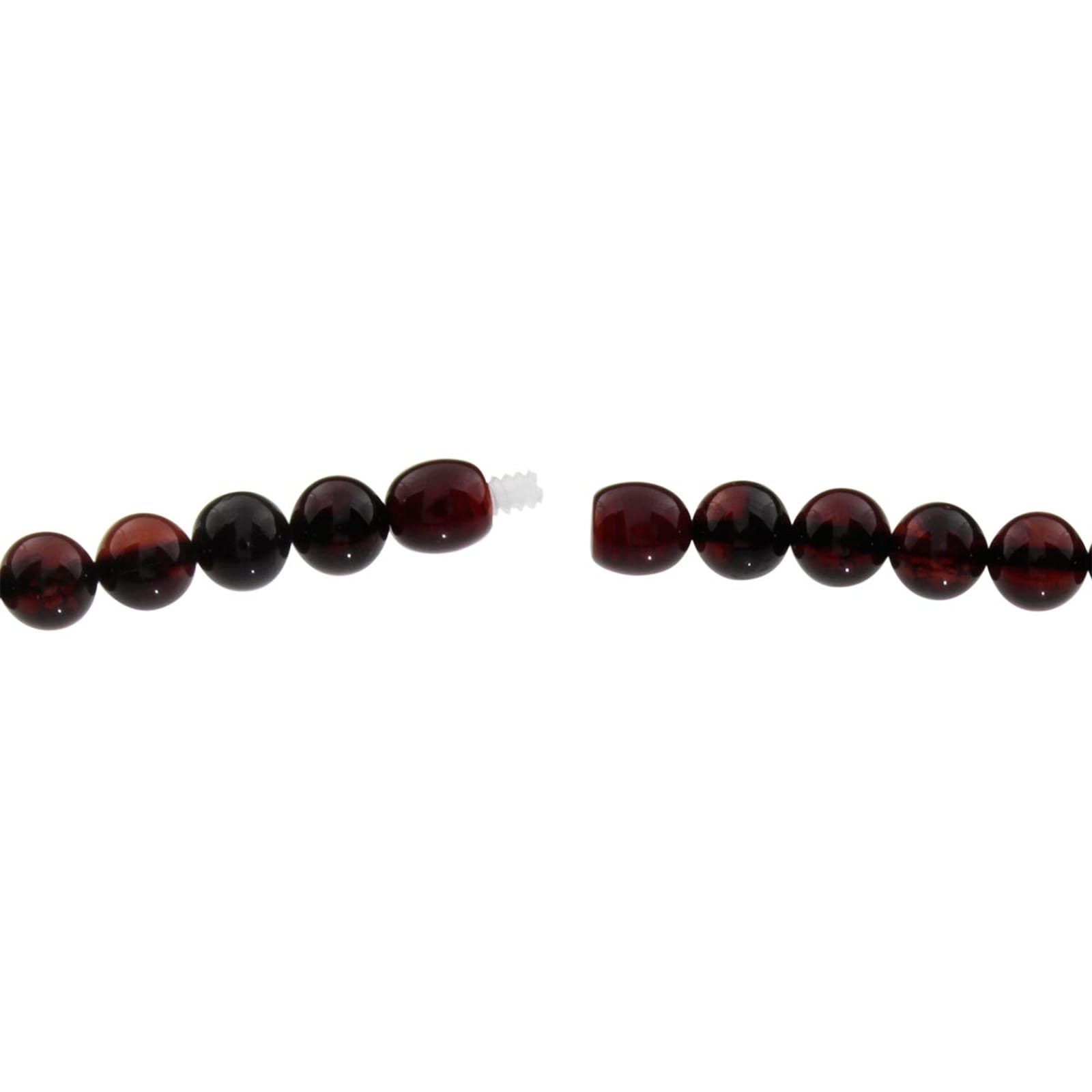 OSTSEE-SCHMUCK Kette ohne Anhänger »- Kugel 8 mm - Bernstein -,«